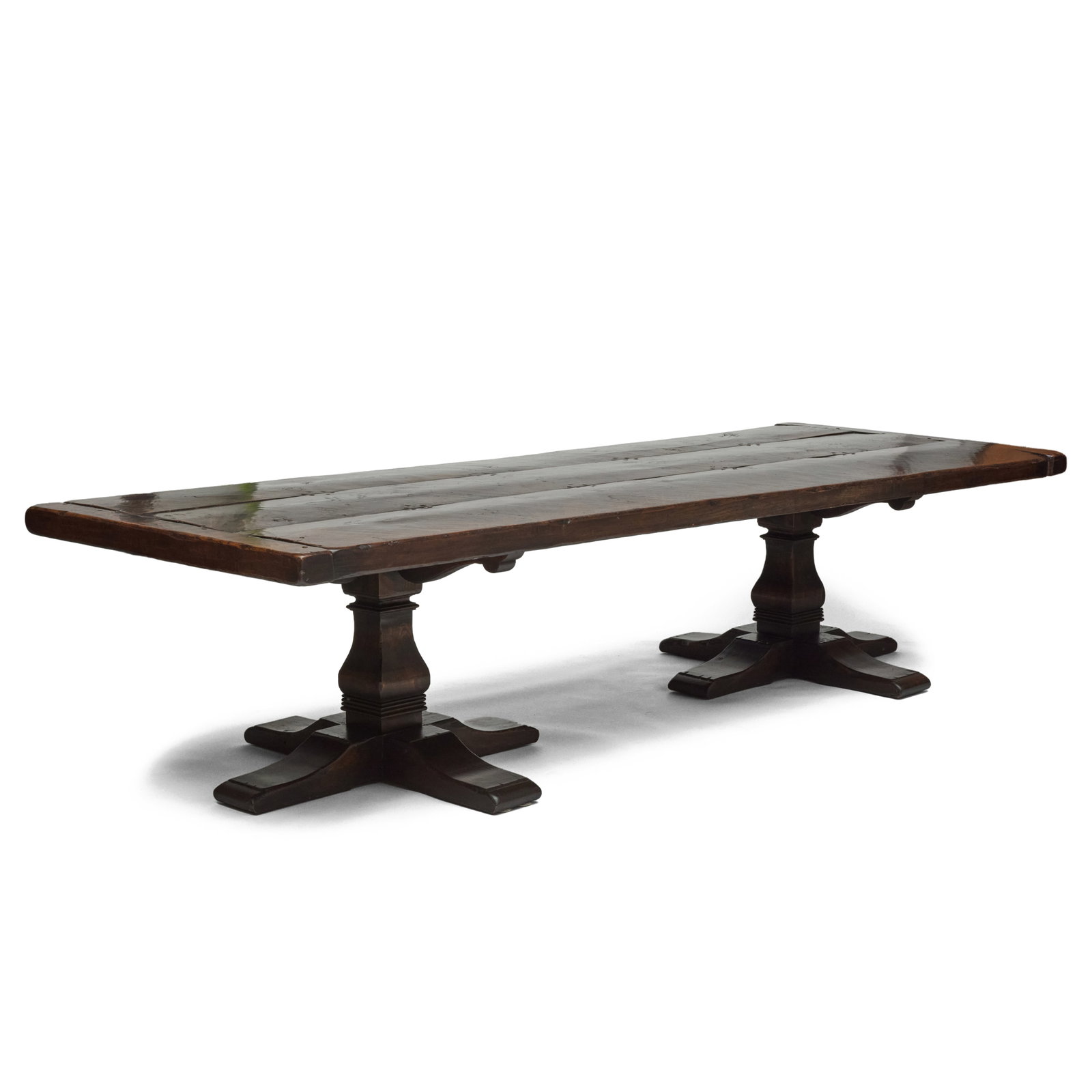 Large Franco-Flemish Oak Trestle Table (1 of 9)