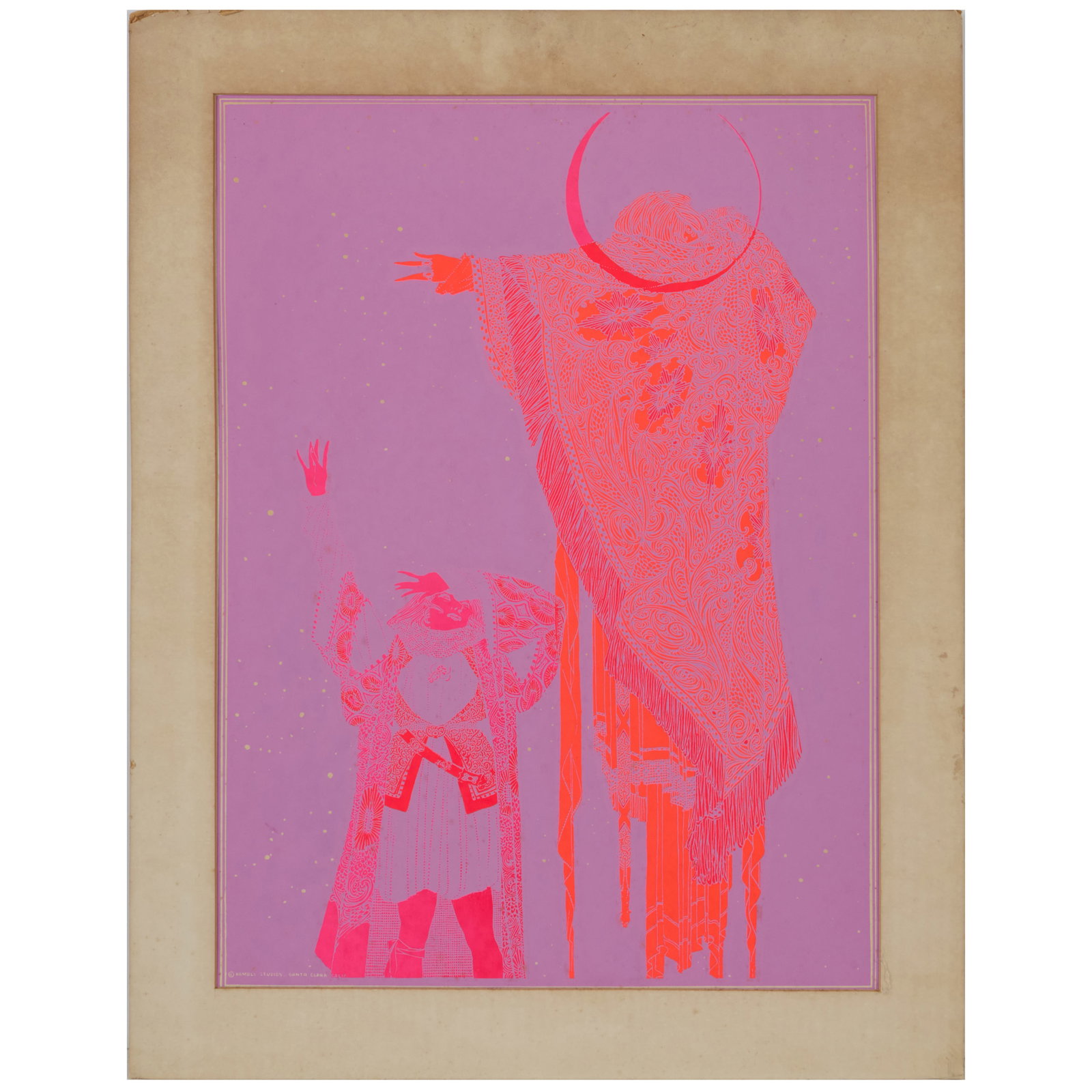 Hambly Studios: Untitled; and Untitled: Hambly Studios: Untitled; and Untitled Two screenprints in colors on wove paper, unsigned. Both 21 1/4 x 15 3/4 in. (sight), 20 x 15 1/4 in. (sight), unframed.