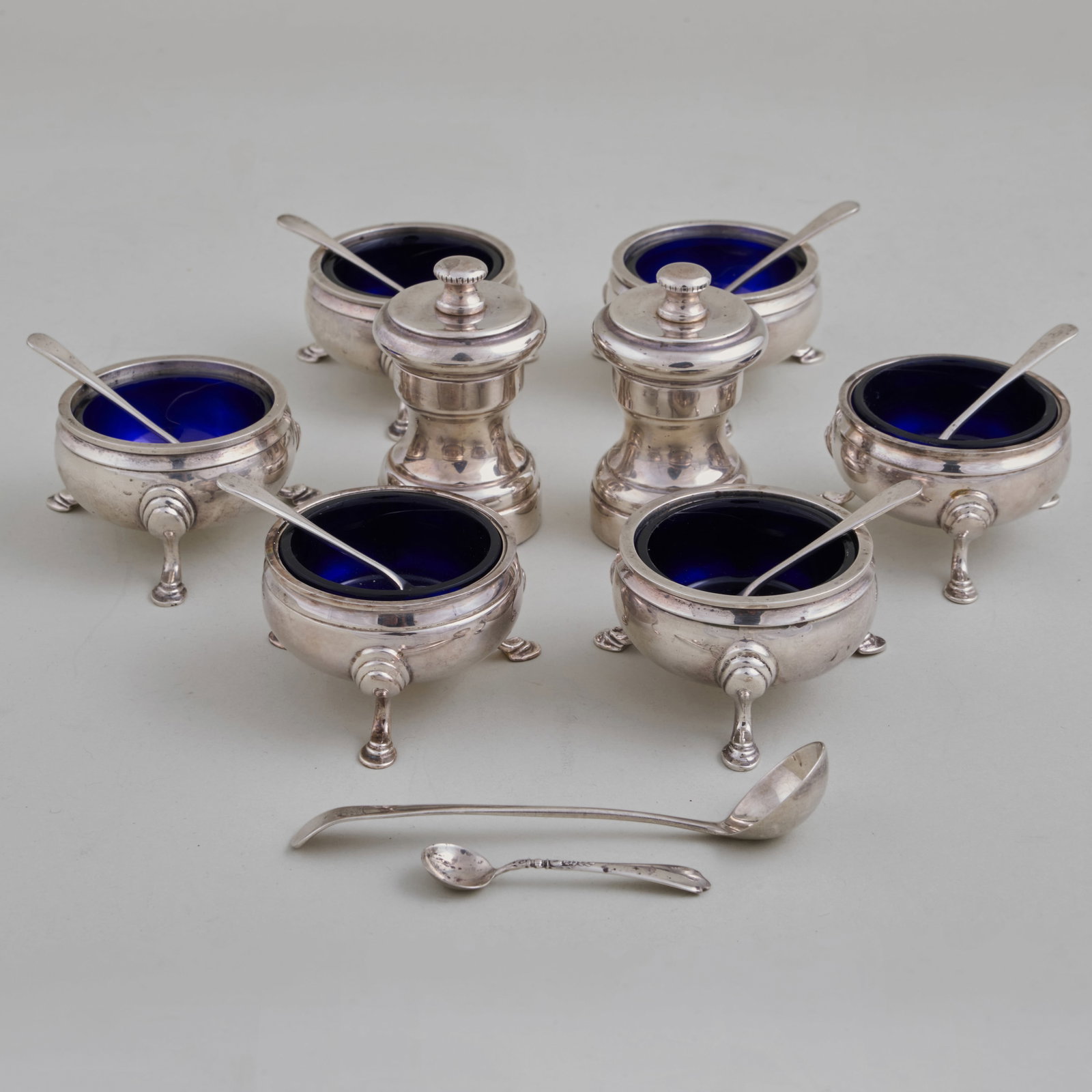 Group of English Silver Condiment Wares (1 of 16)