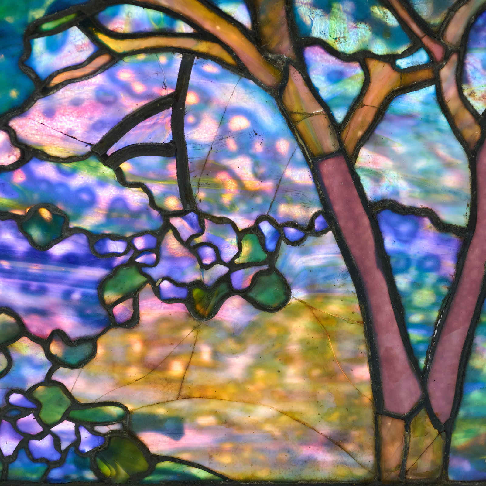 Tiffany Studios: The Nicoll Family Memorial 'Calvary' Leaded and Plated Glass Window for St. Thomas' - 11