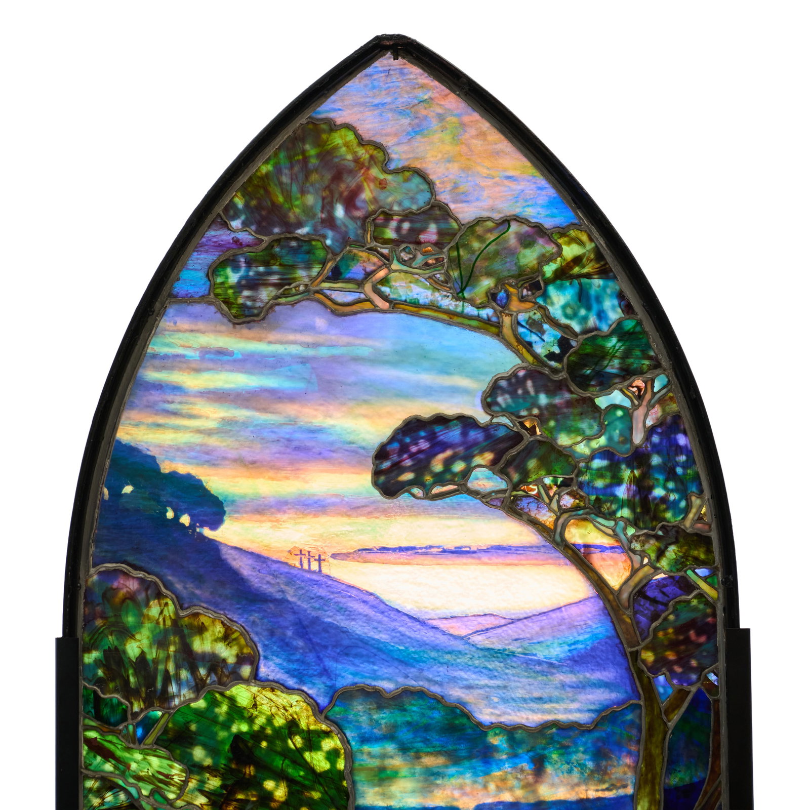 Tiffany Studios: The Nicoll Family Memorial 'Calvary' Leaded and Plated Glass Window for St. Thomas' - 12