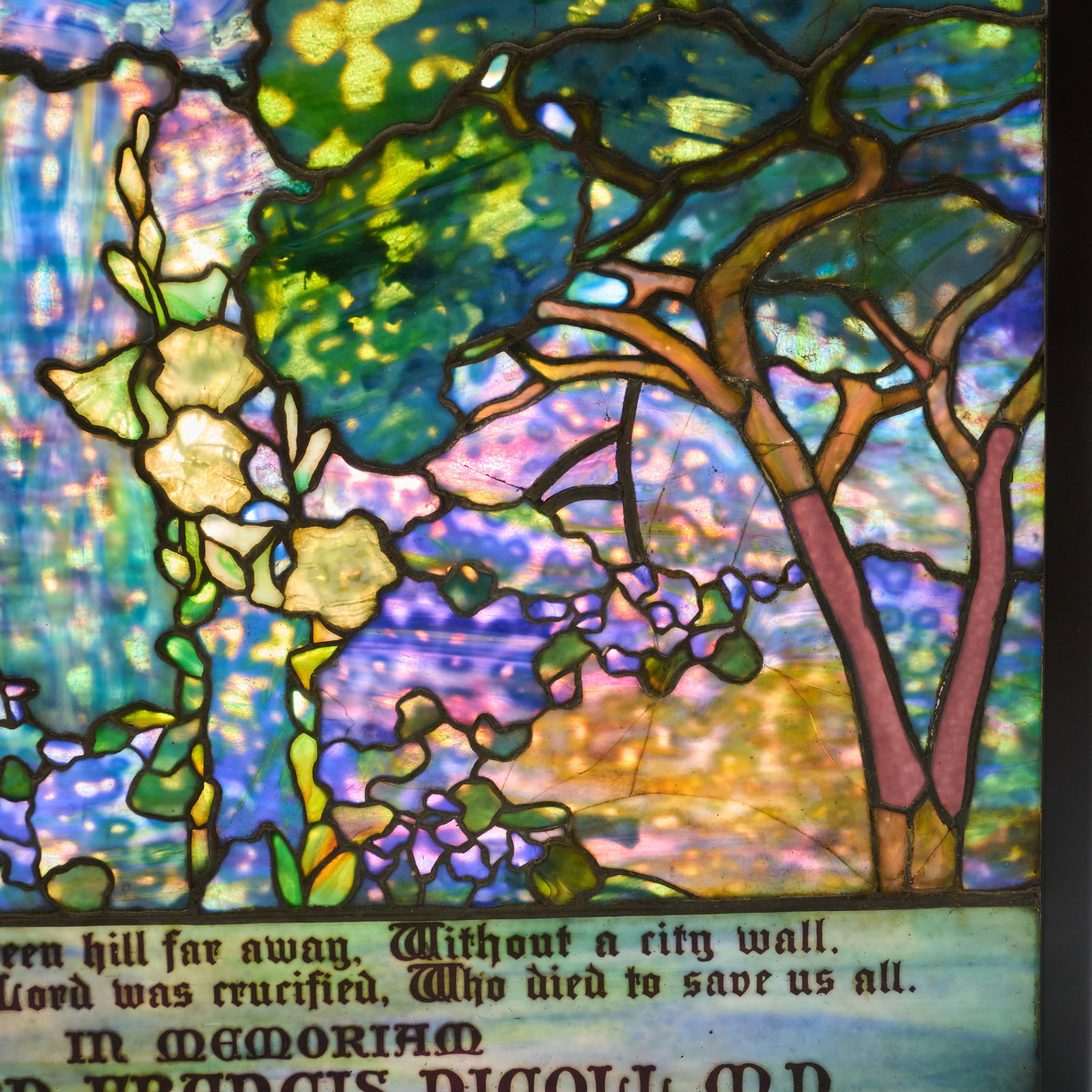 Tiffany Studios: The Nicoll Family Memorial 'Calvary' Leaded and Plated Glass Window for St. Thomas' - 5