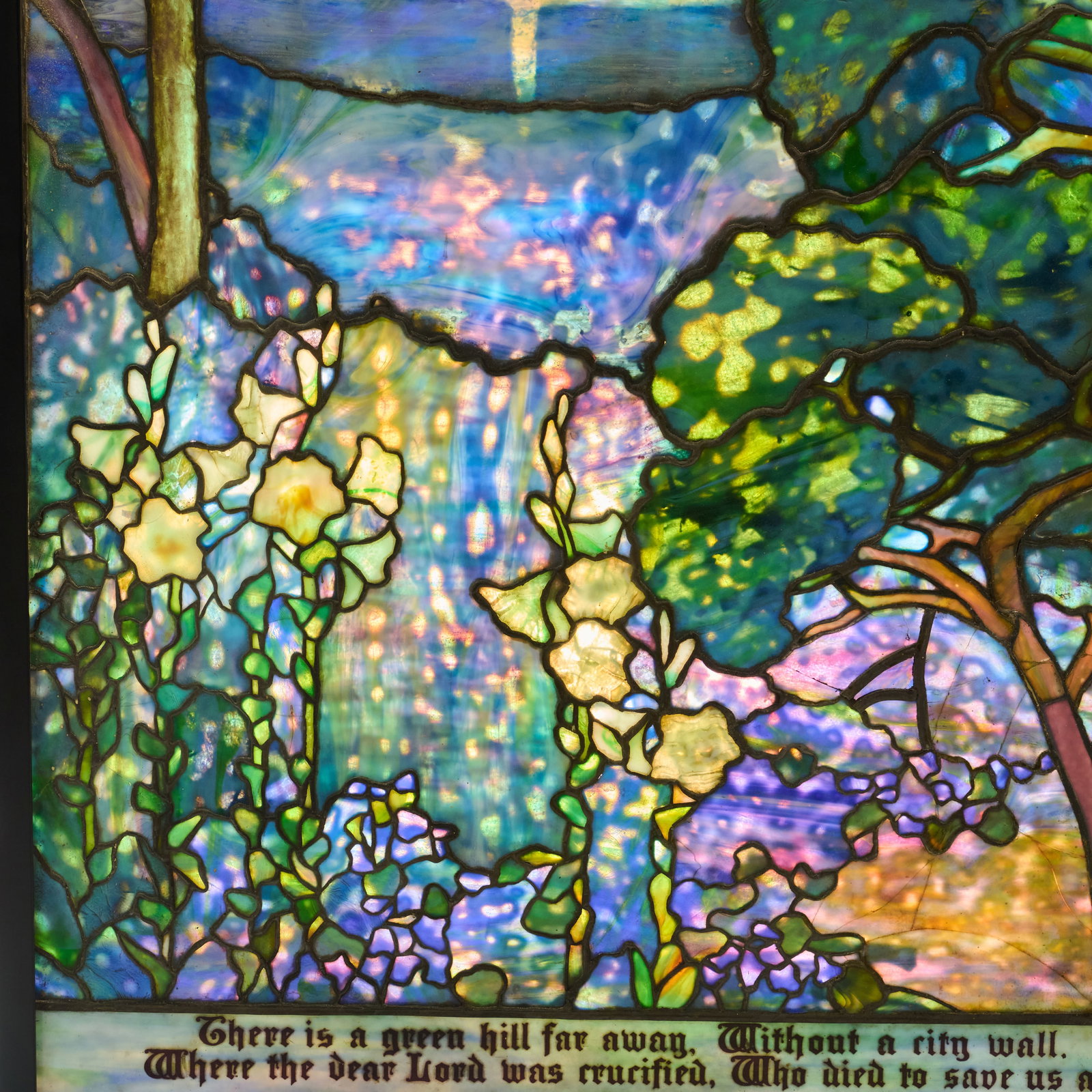 Tiffany Studios: The Nicoll Family Memorial 'Calvary' Leaded and Plated Glass Window for St. Thomas' - 6