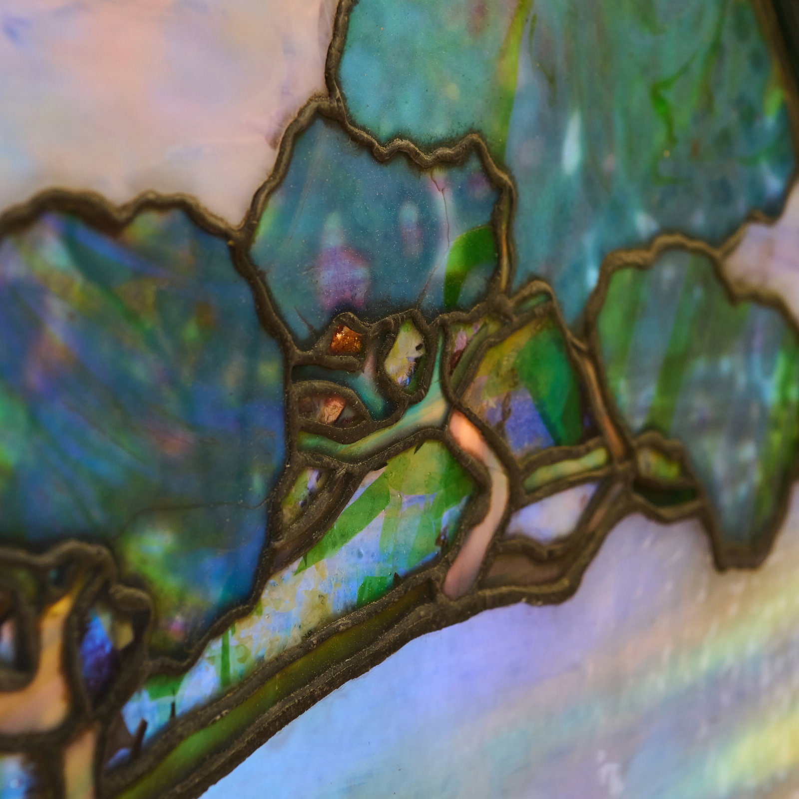 Tiffany Studios: The Nicoll Family Memorial 'Calvary' Leaded and Plated Glass Window for St. Thomas' - 9