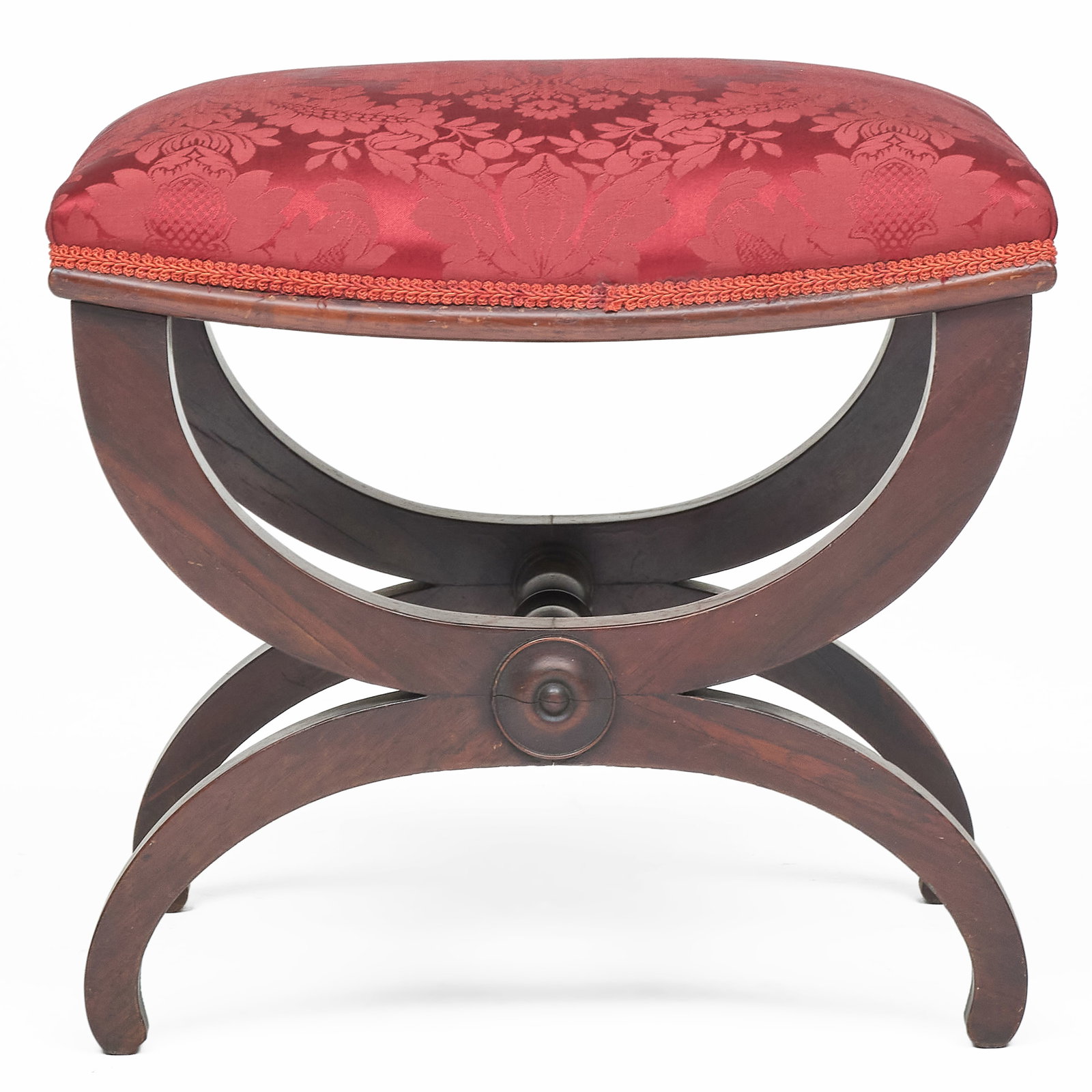 Classical Rosewood Curule Stool - 2