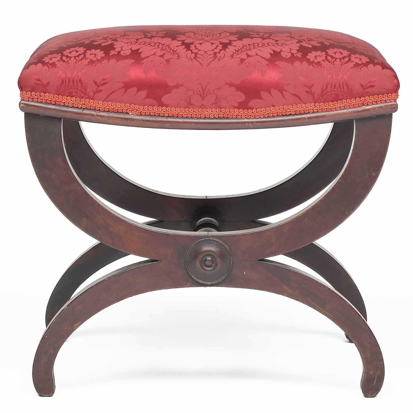 Classical Rosewood Curule Stool - 4