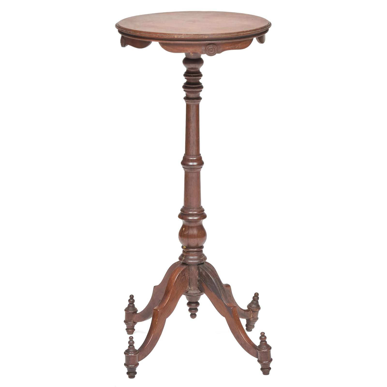 Gothic Revival Rosewood Candlestand, Attributed to Alexander Roux (1 of 7)