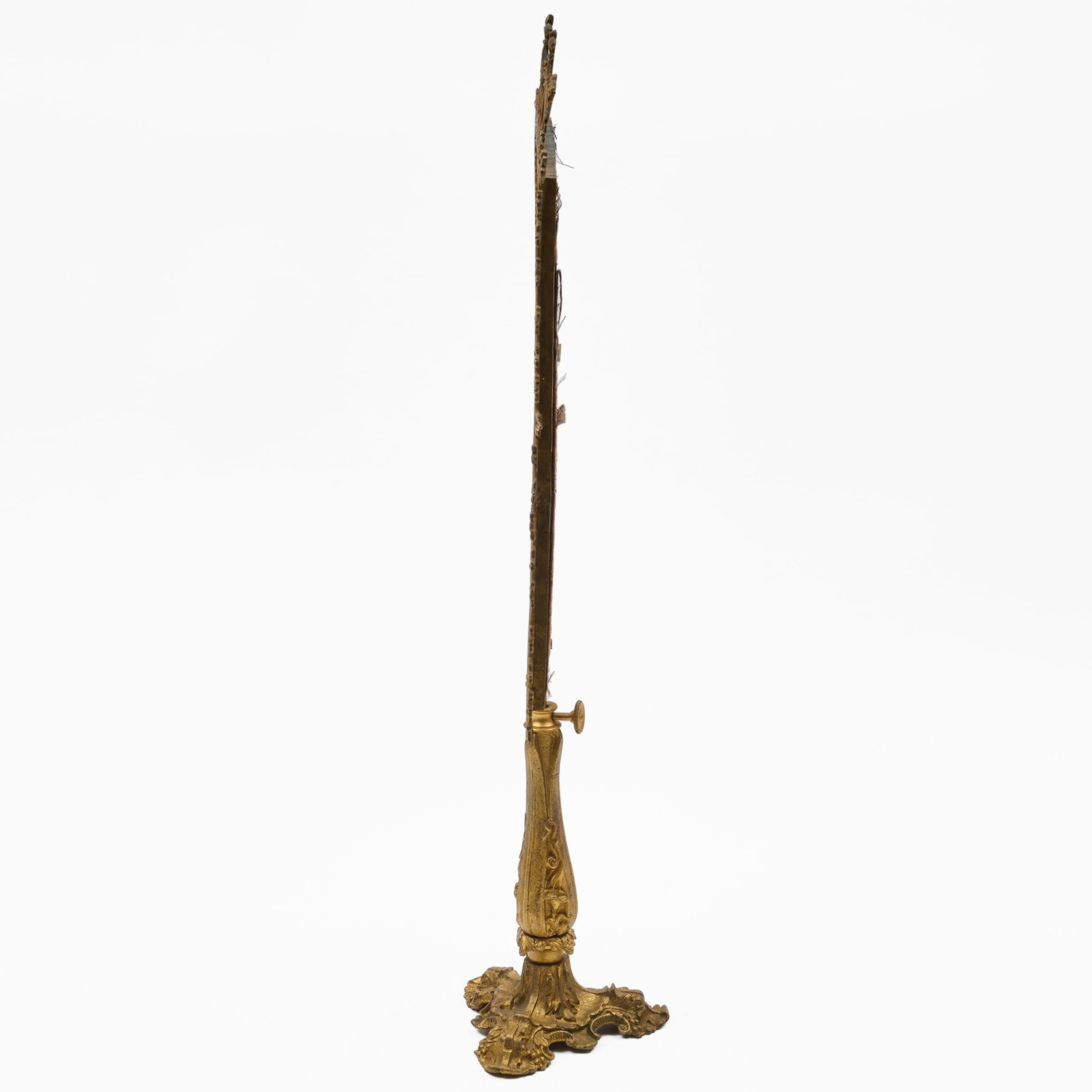 Gothic Gilded Brass Tablescreen - 2