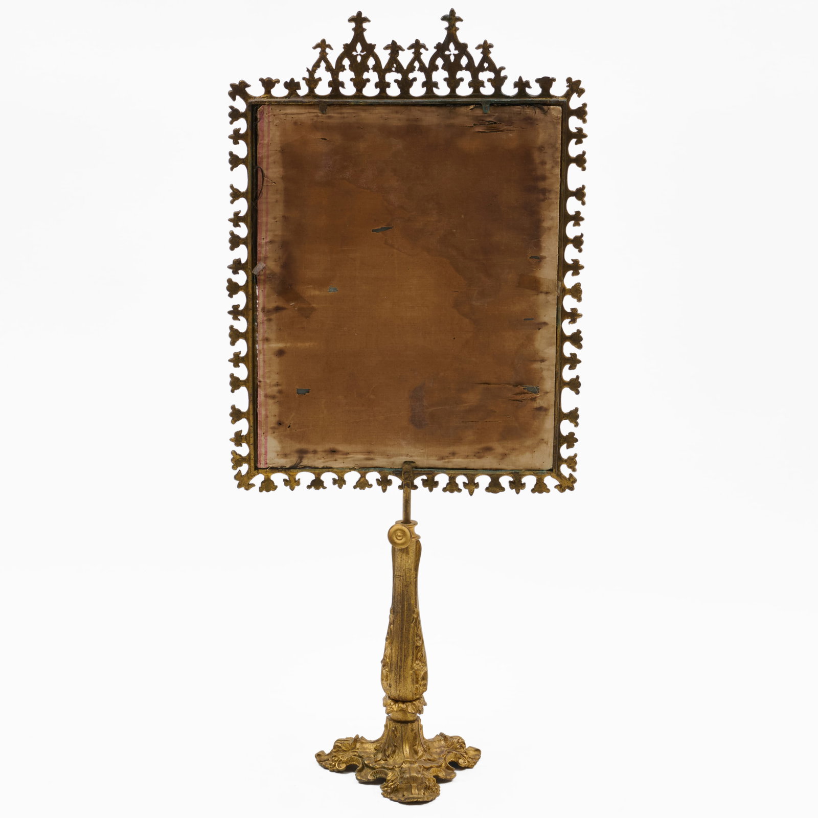 Gothic Gilded Brass Tablescreen - 3