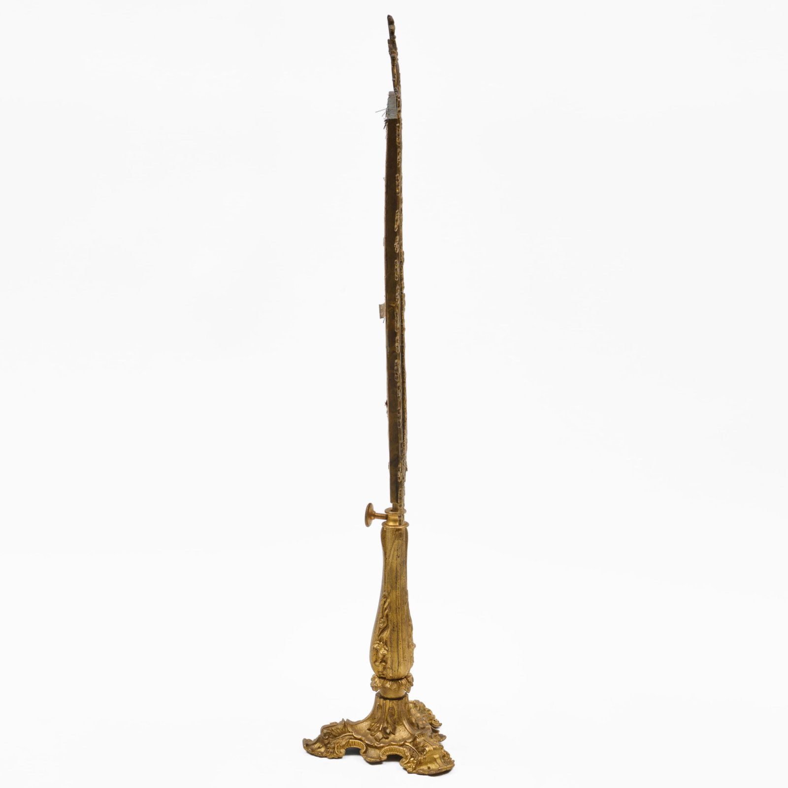 Gothic Gilded Brass Tablescreen - 5