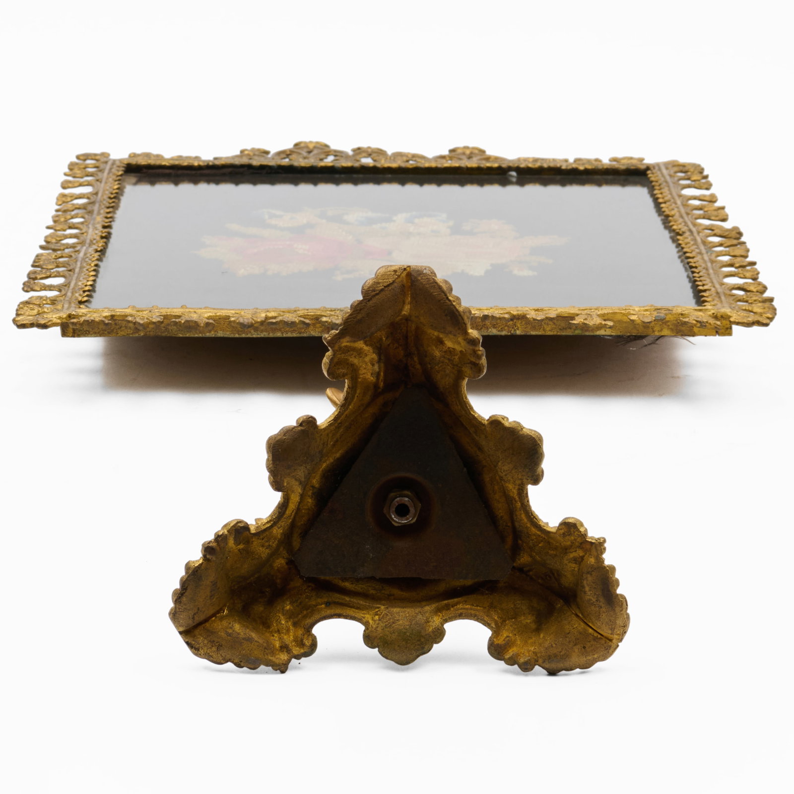 Gothic Gilded Brass Tablescreen - 6