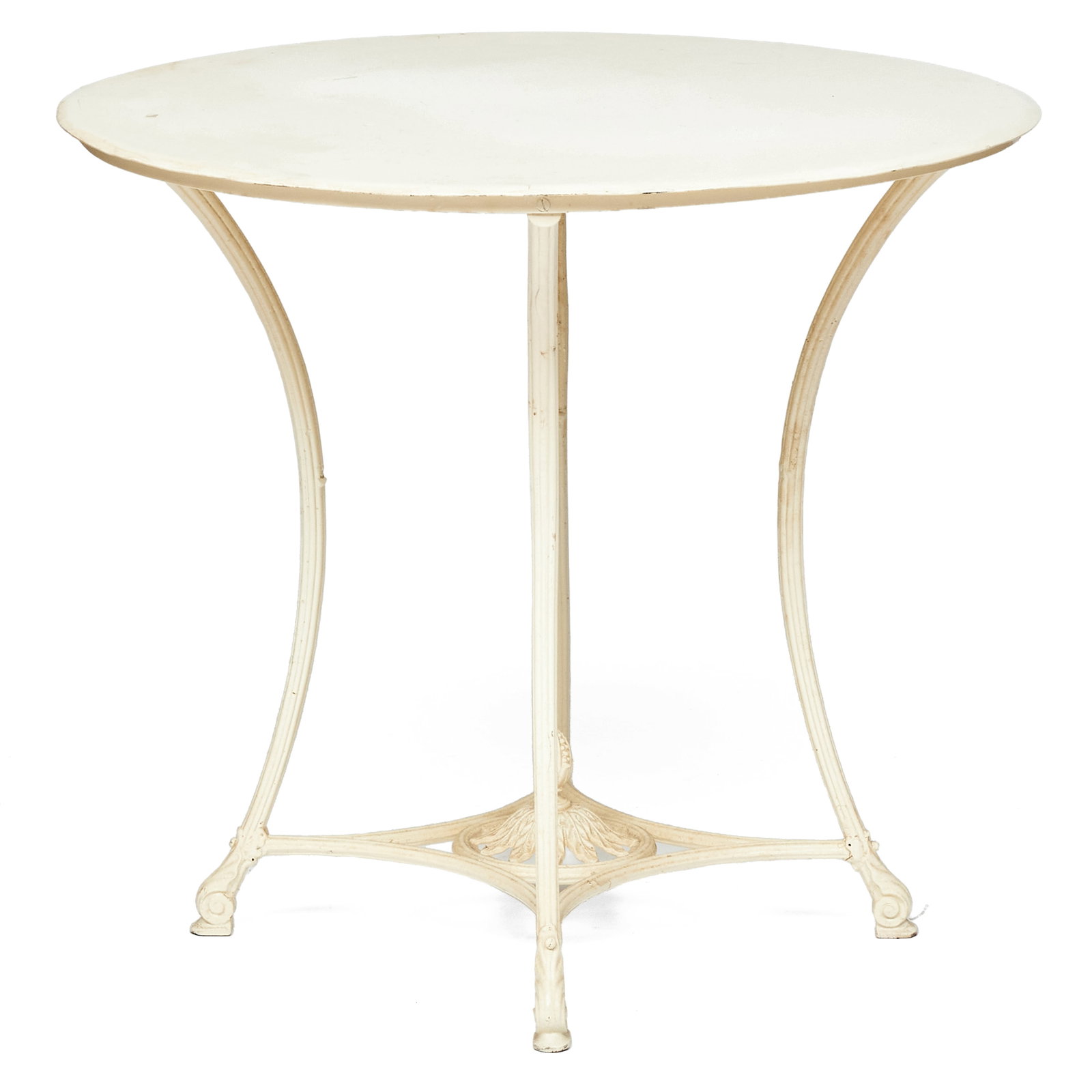 Neoclassical Sheet Metal and Cast Iron Garden Table (1 of 6)