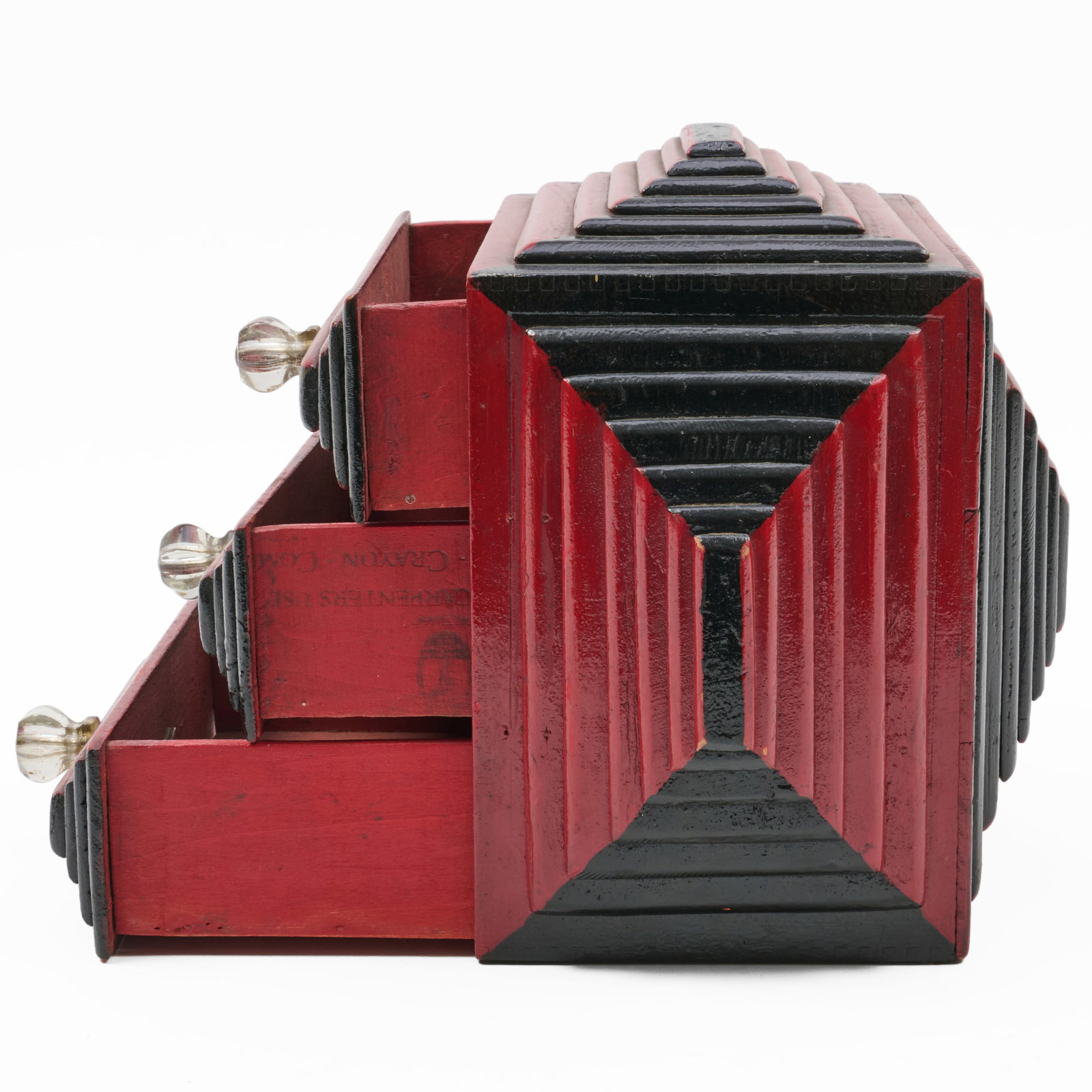 Three Tramp Art Objects - 4