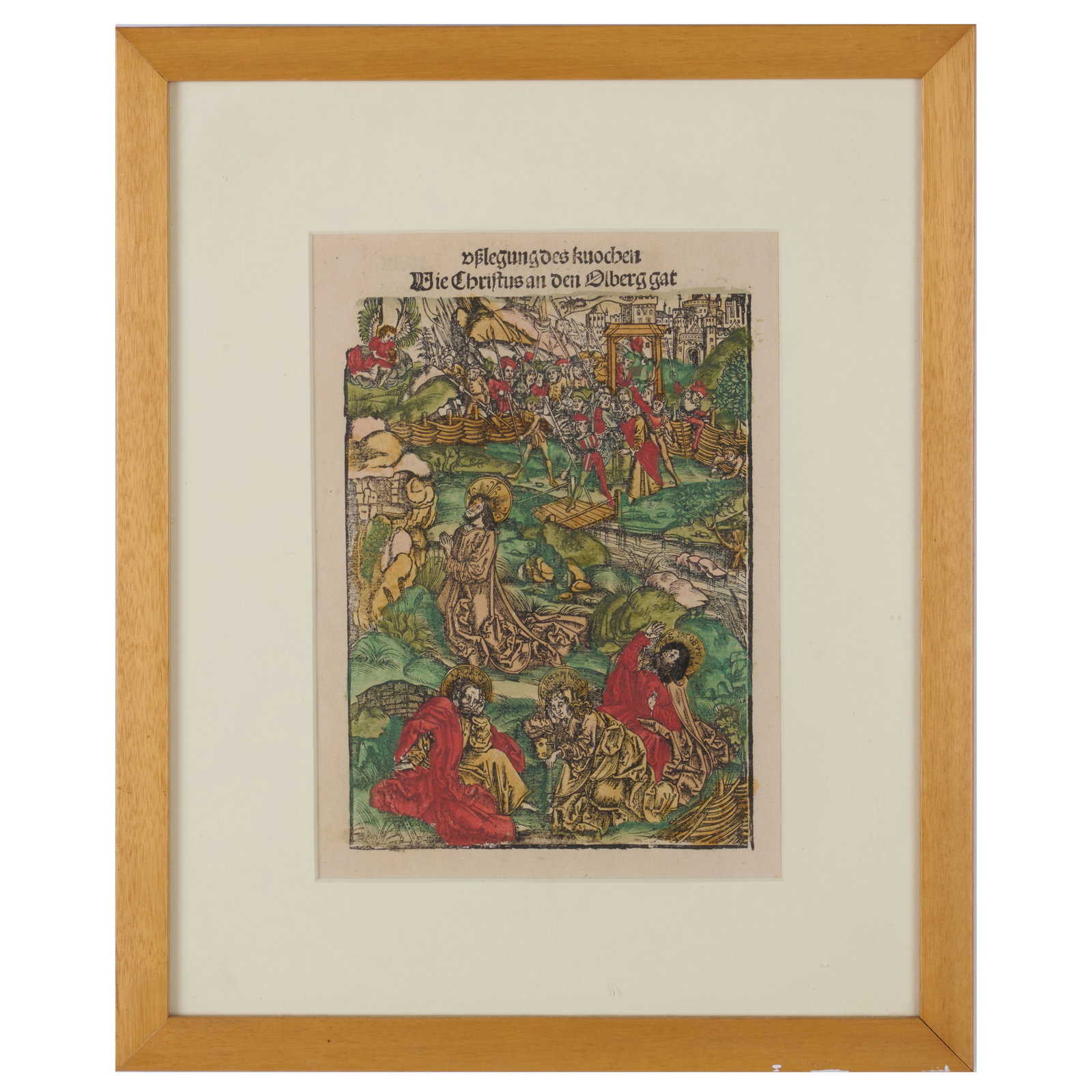 Two German Colored Woodcuts - 3
