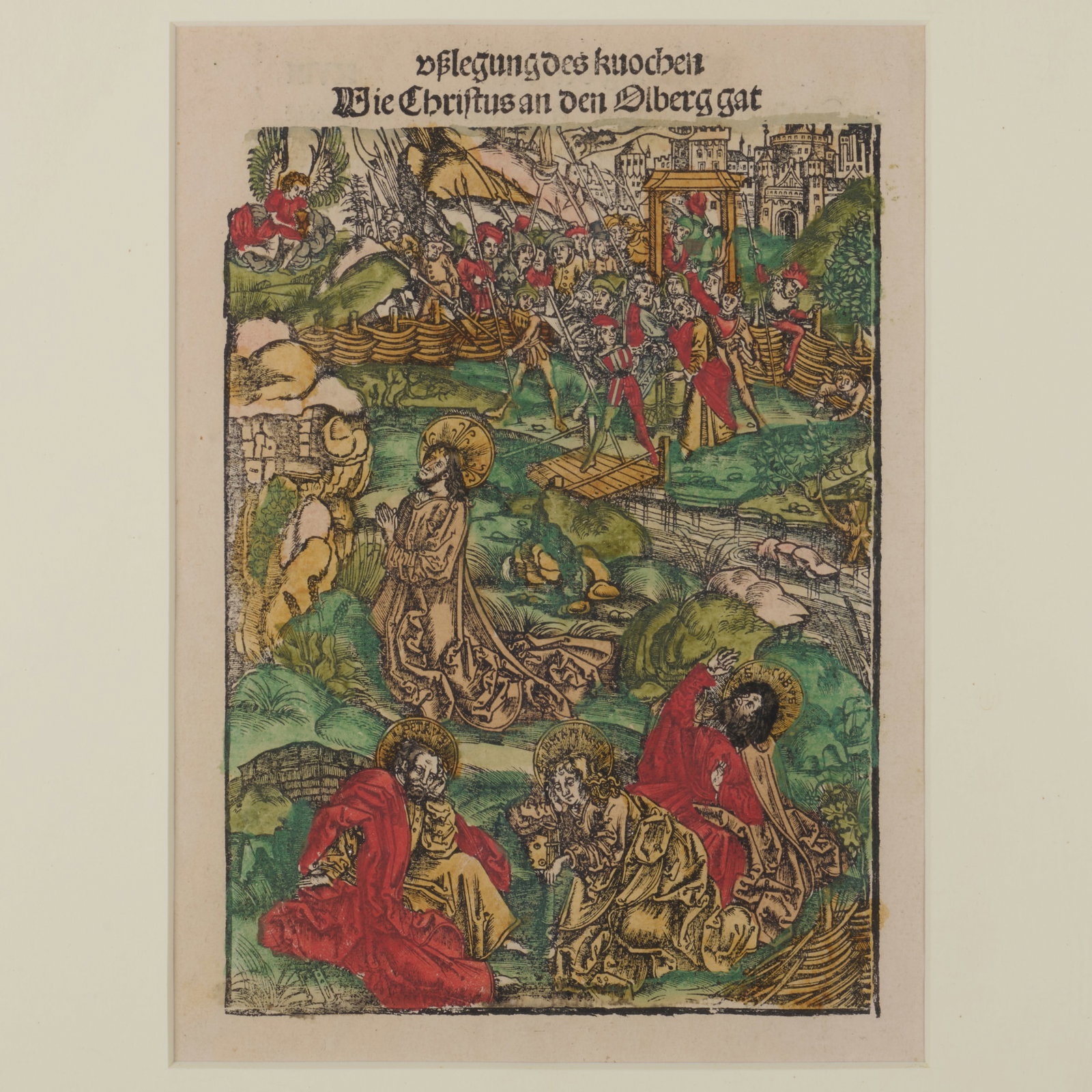 Two German Colored Woodcuts - 4