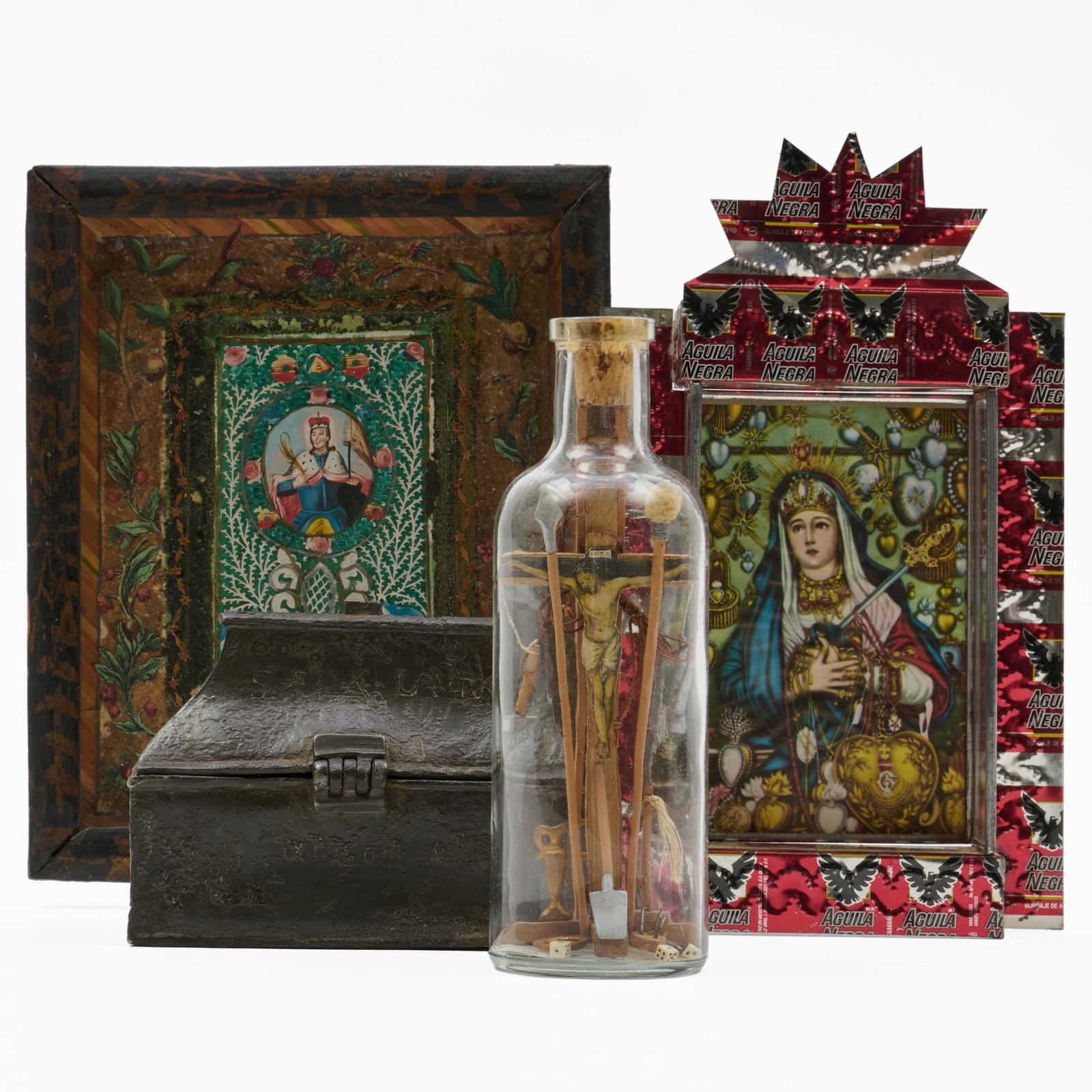 Collection of Five Religious Folk Art Objects (1 of 15)