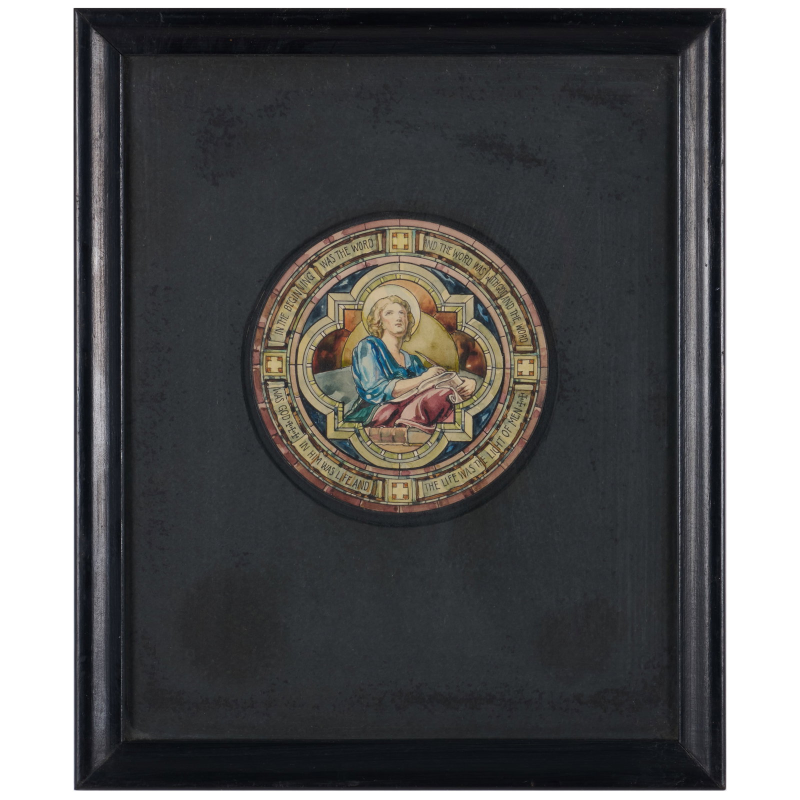 Two Circular Studies for Circular Ecclesiastical Stained Glass Windows - 3