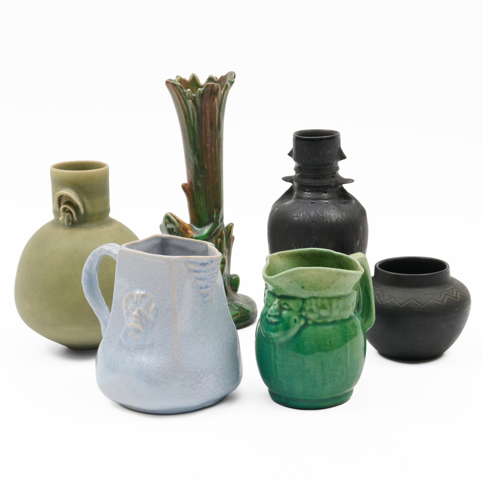 Group of Six Art Pottery Vessels (1 of 19)