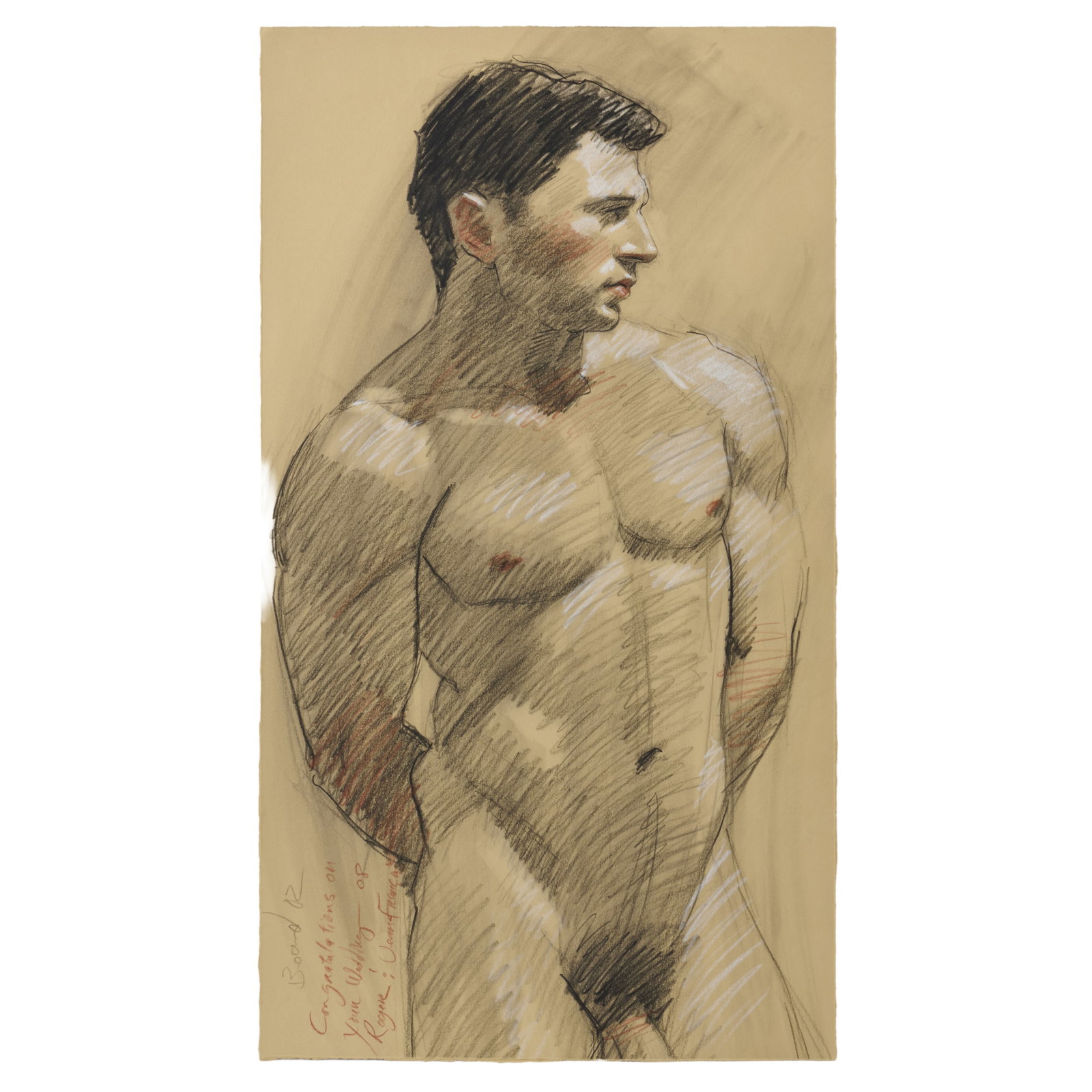 Mark beard (b.1956): Nude Study - 4
