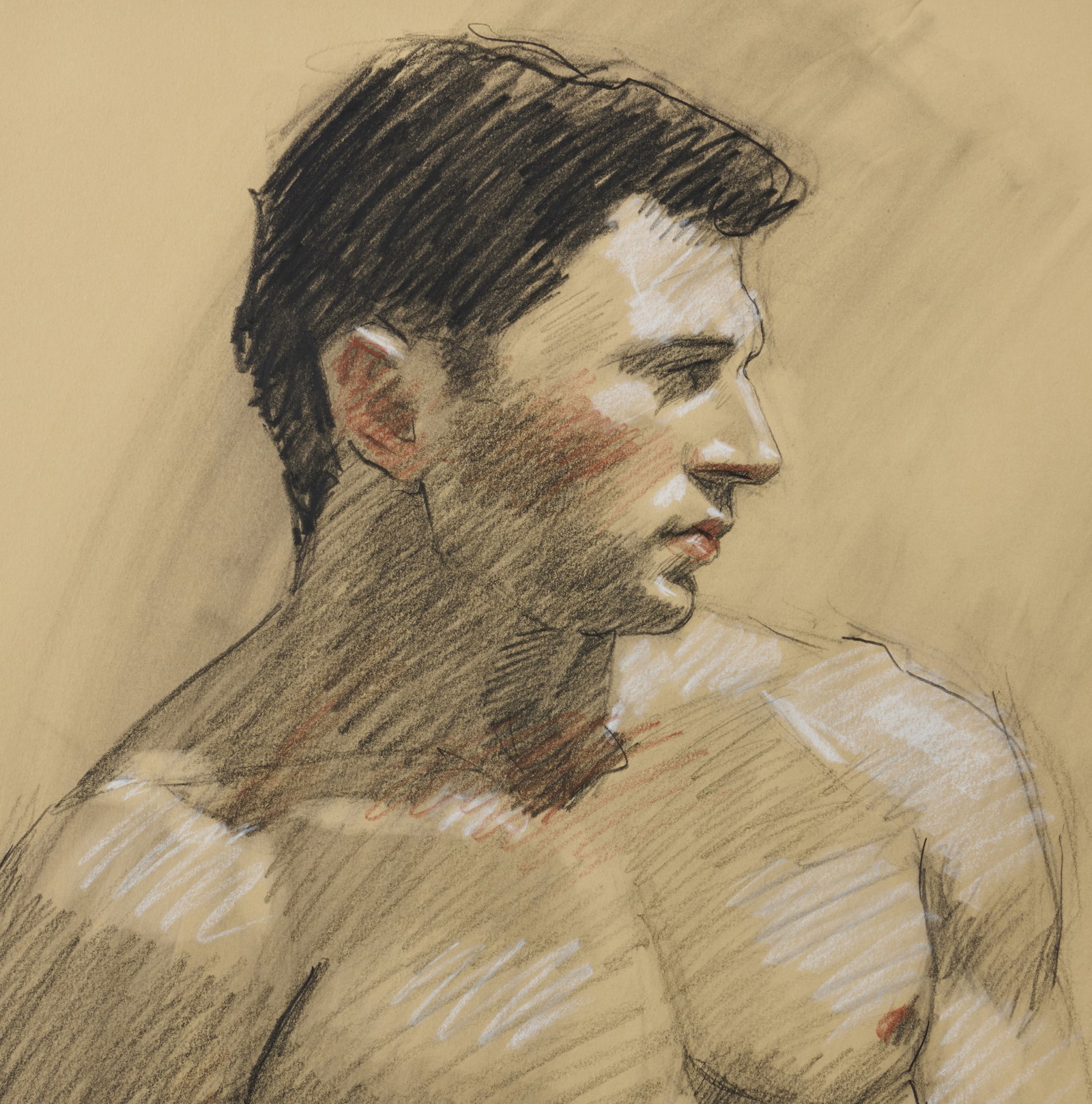 Mark beard (b.1956): Nude Study - 5