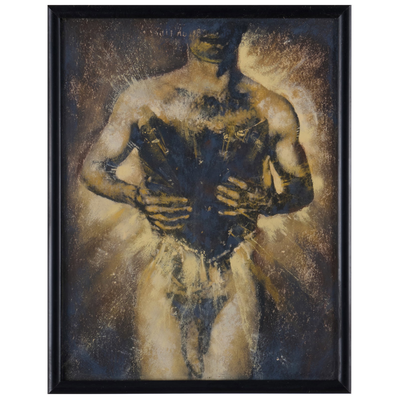 Juan Bastos (b. 1958): Untitled: Juan Bastos (b. 1958): Untitled Mixed media on paper, 2007, signed 'Bastos', titled, dated and variously inscribed on the back of the frame. 11 x 8 1/2 in. (sheet), 11 1/2 x 9 in. (frame). Gift of the