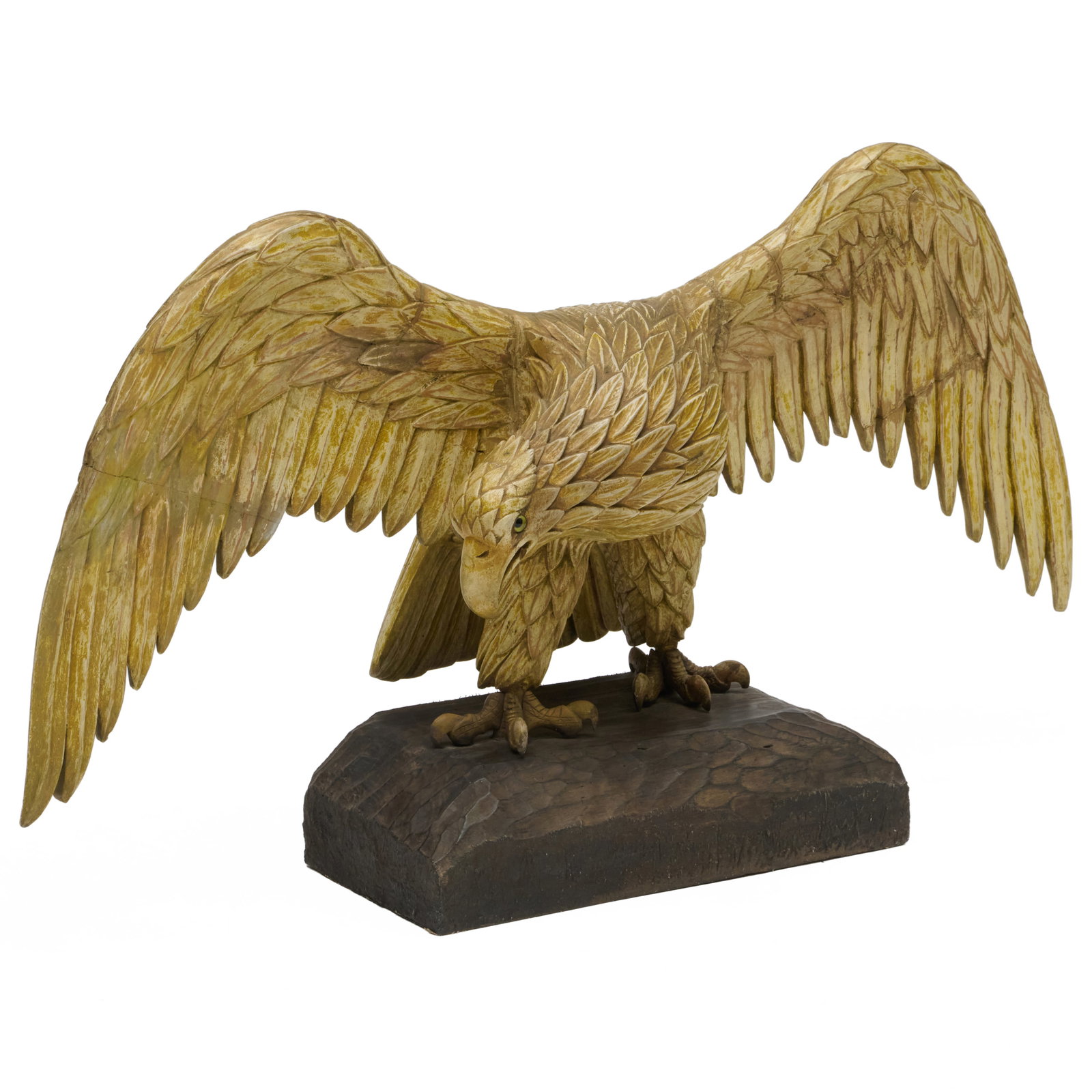 Large American Model of an Eagle on a Rockwork Base (1 of 11)