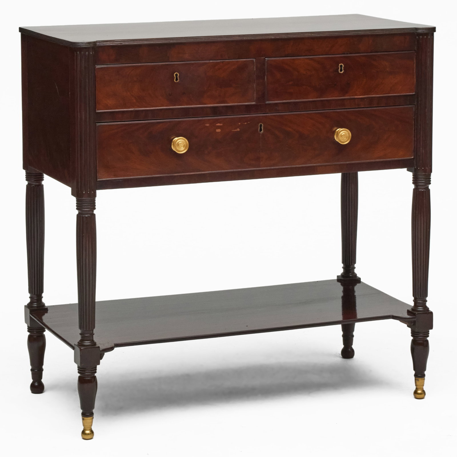 Federal Mahogany Three Drawer Server (1 of 8)