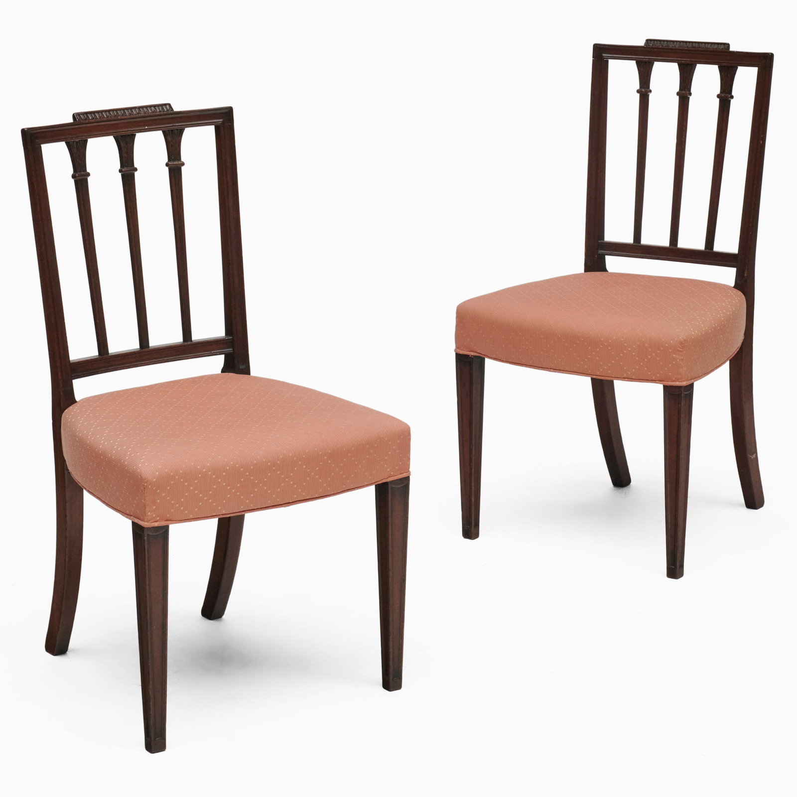 Pair of Federal Mahogany and Upholstered Side Chairs, Possibly New York (1 of 7)