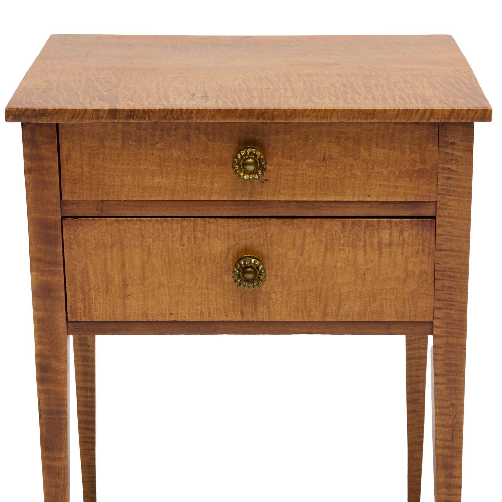 Federal Tiger Maple Side Table - 3
