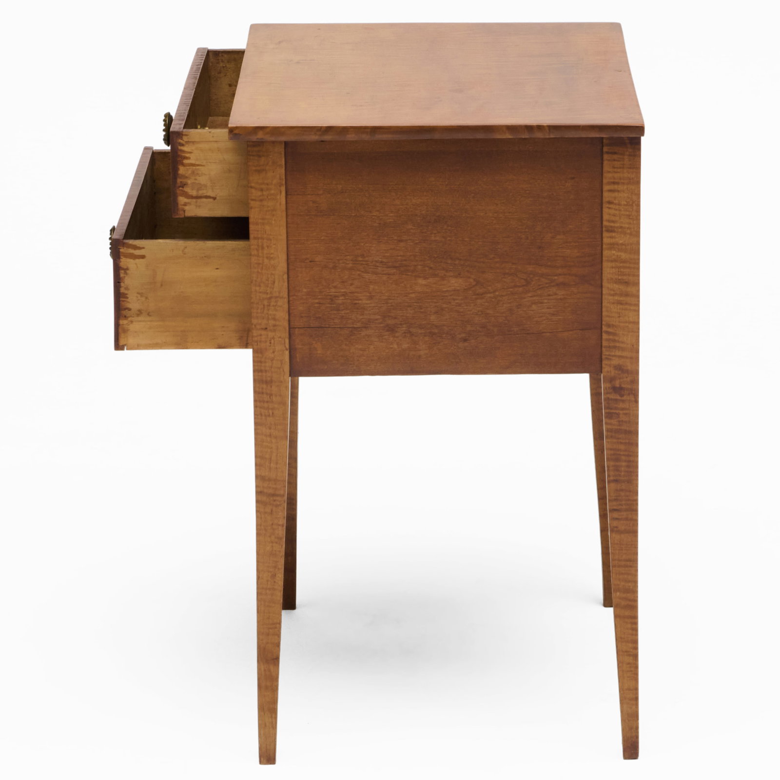 Federal Tiger Maple Side Table - 4