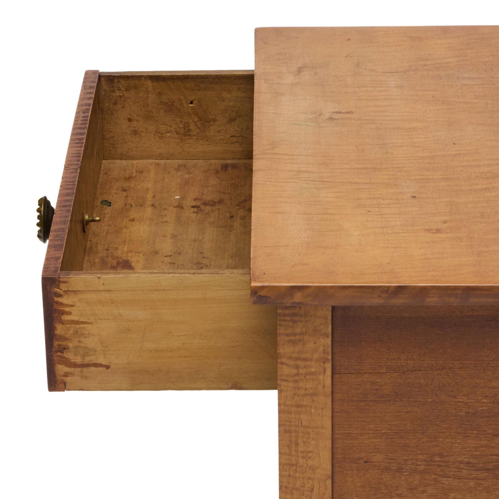 Federal Tiger Maple Side Table - 5