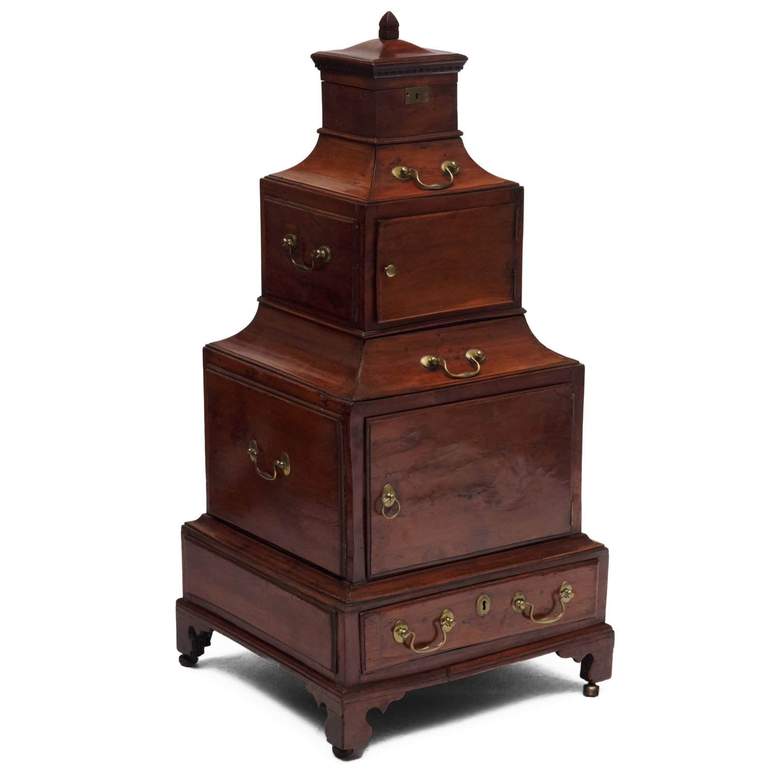 Unusual American Pine and Elm Captain's Desk, possibly English (1 of 12)