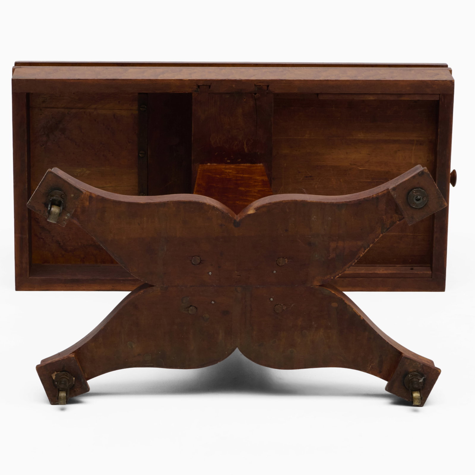Classical Burl Maple Games Table - 10