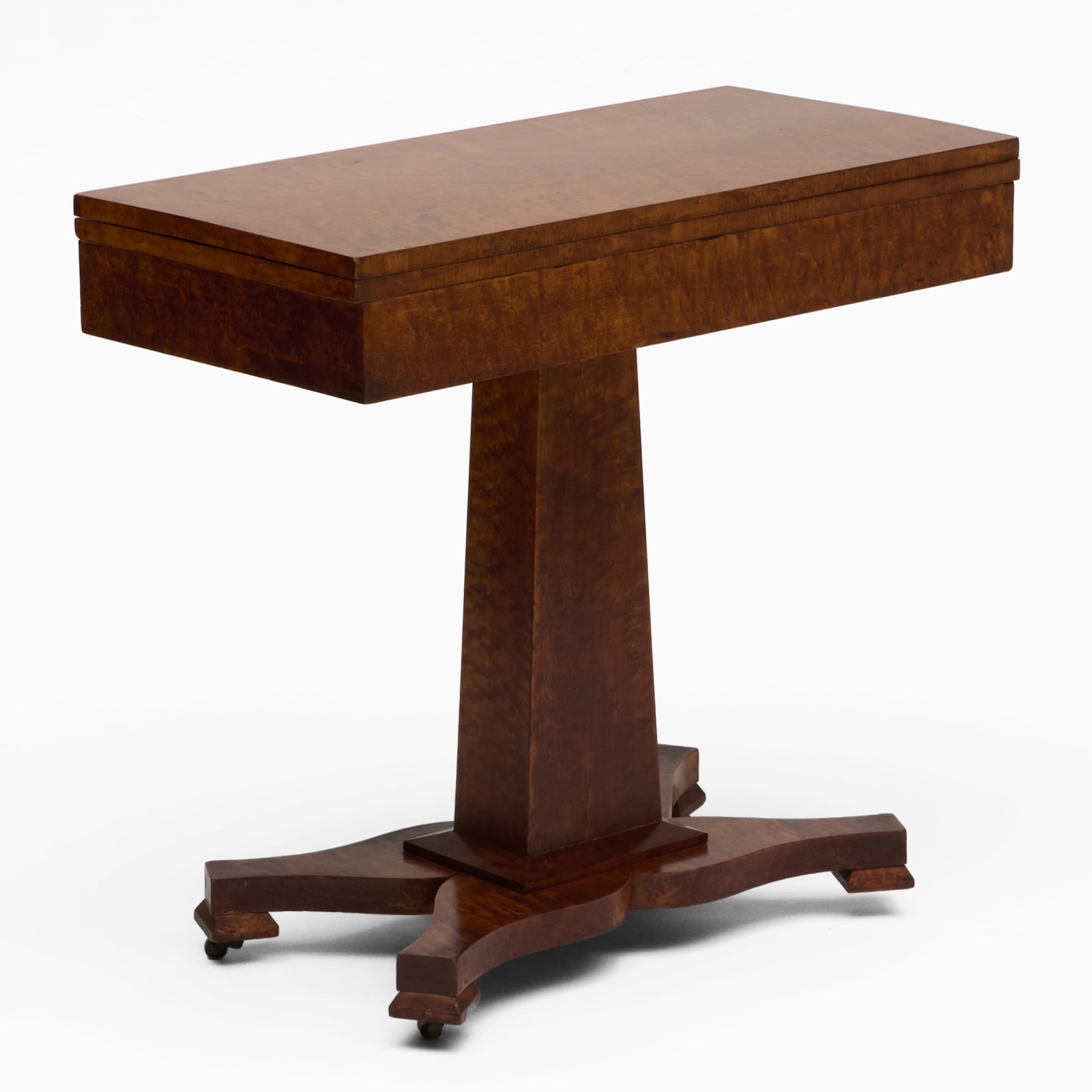 Classical Burl Maple Games Table (1 of 10)