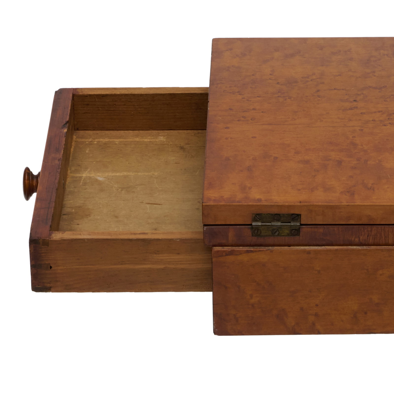 Classical Burl Maple Games Table - 7