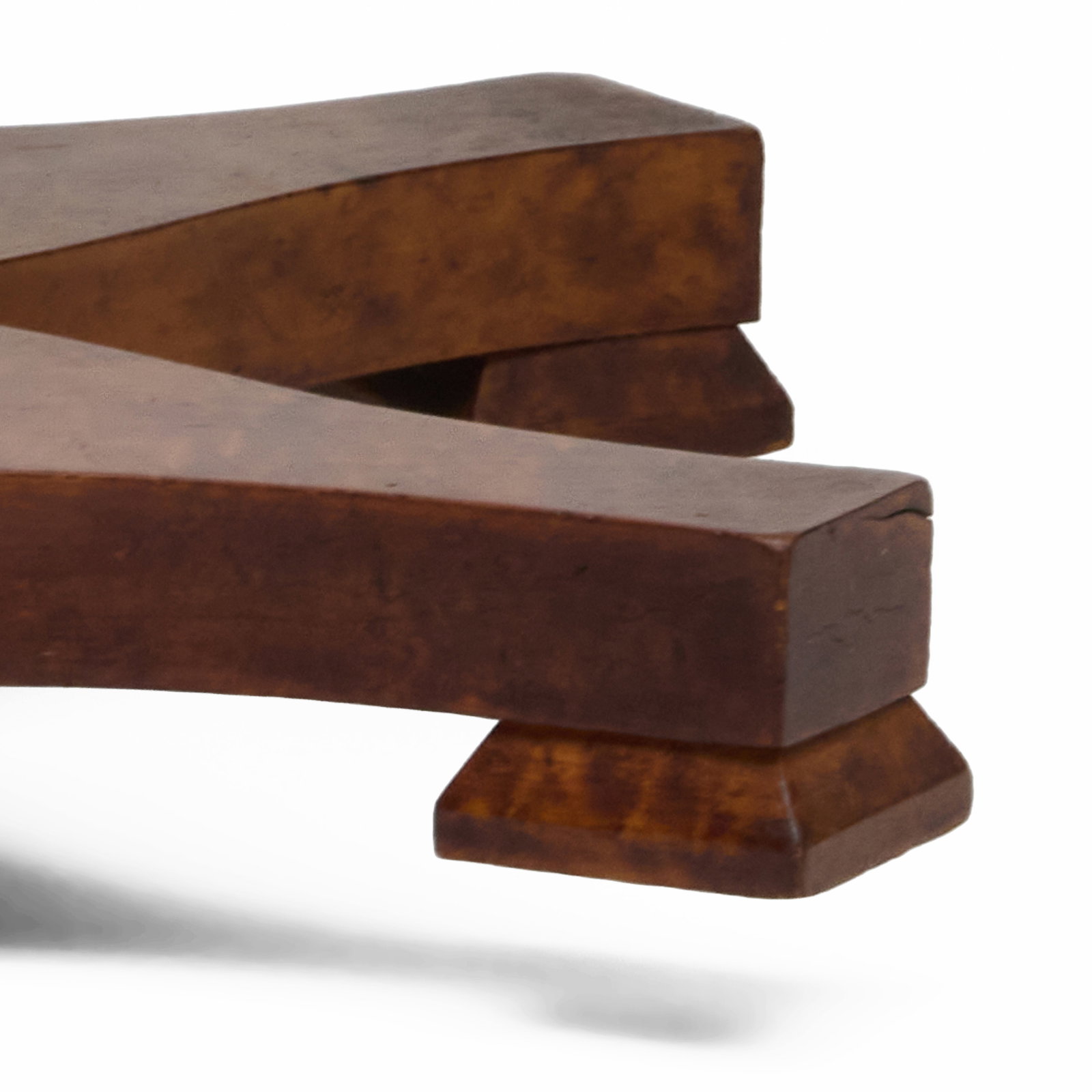 Classical Burl Maple Games Table - 8
