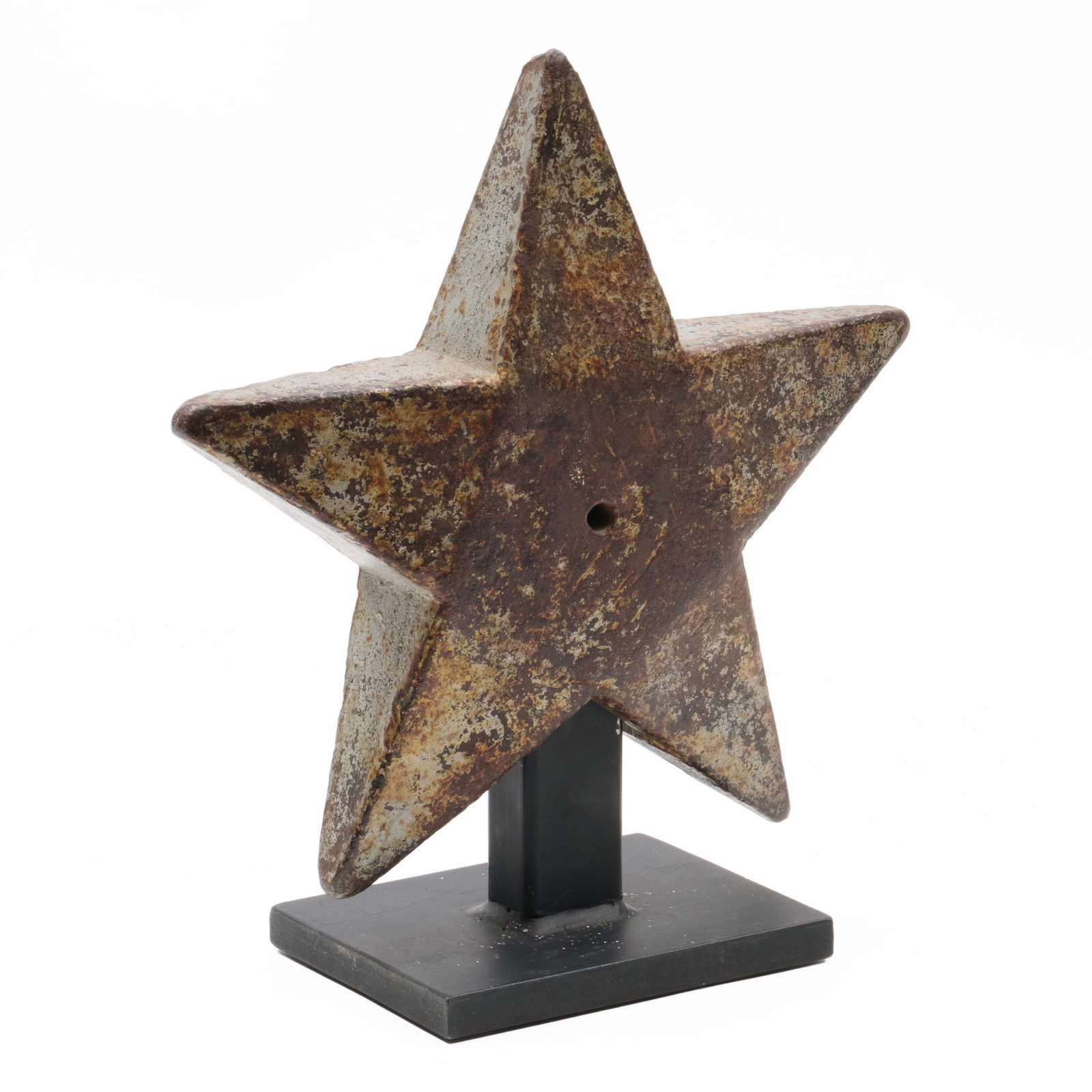 Painted Cast Iron Star Form Windmill Weight for US Wind Engine and Pump Co., Batavia, IL (1 of 8)