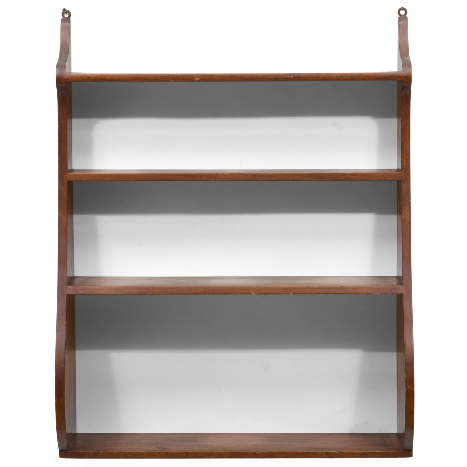 Mahogany Whale Tail Hanging Shelf (1 of 8)