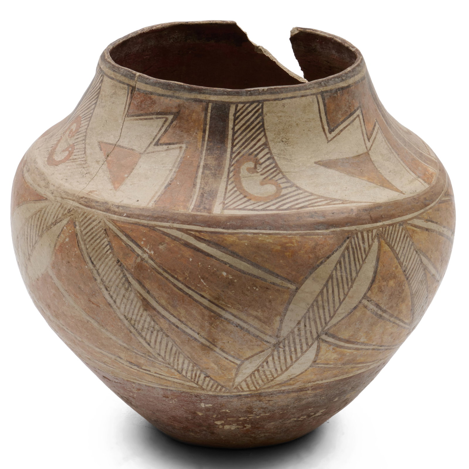 Acoma Polychrome Pottery Olla (1 of 10)