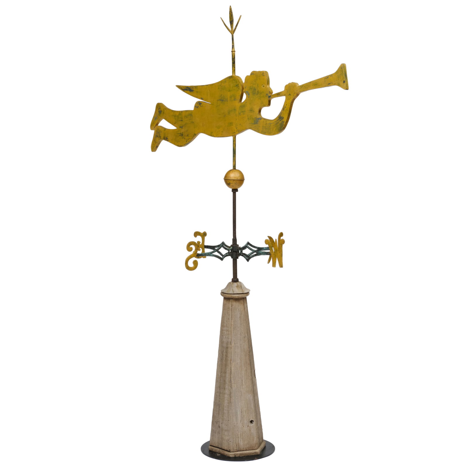 Angel Gabriel Sheet Copper Weathervane with Directionals (1 of 17)