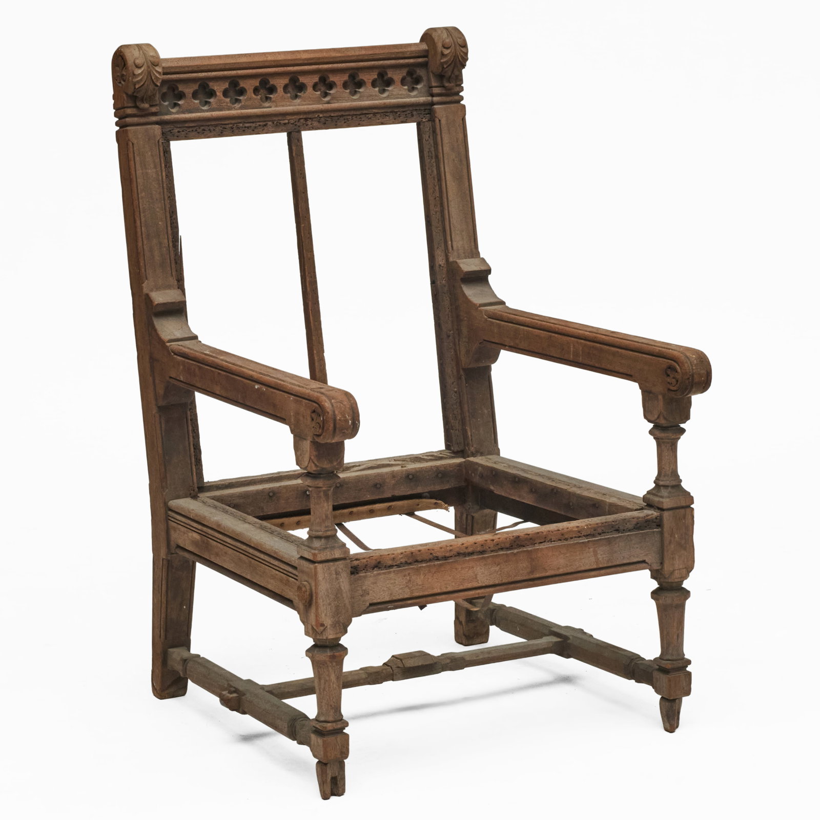 New York State Capitol Carved Mahogany Assembly Chamber Armchair, designed by Leopold Eidlitz (1 of 13)