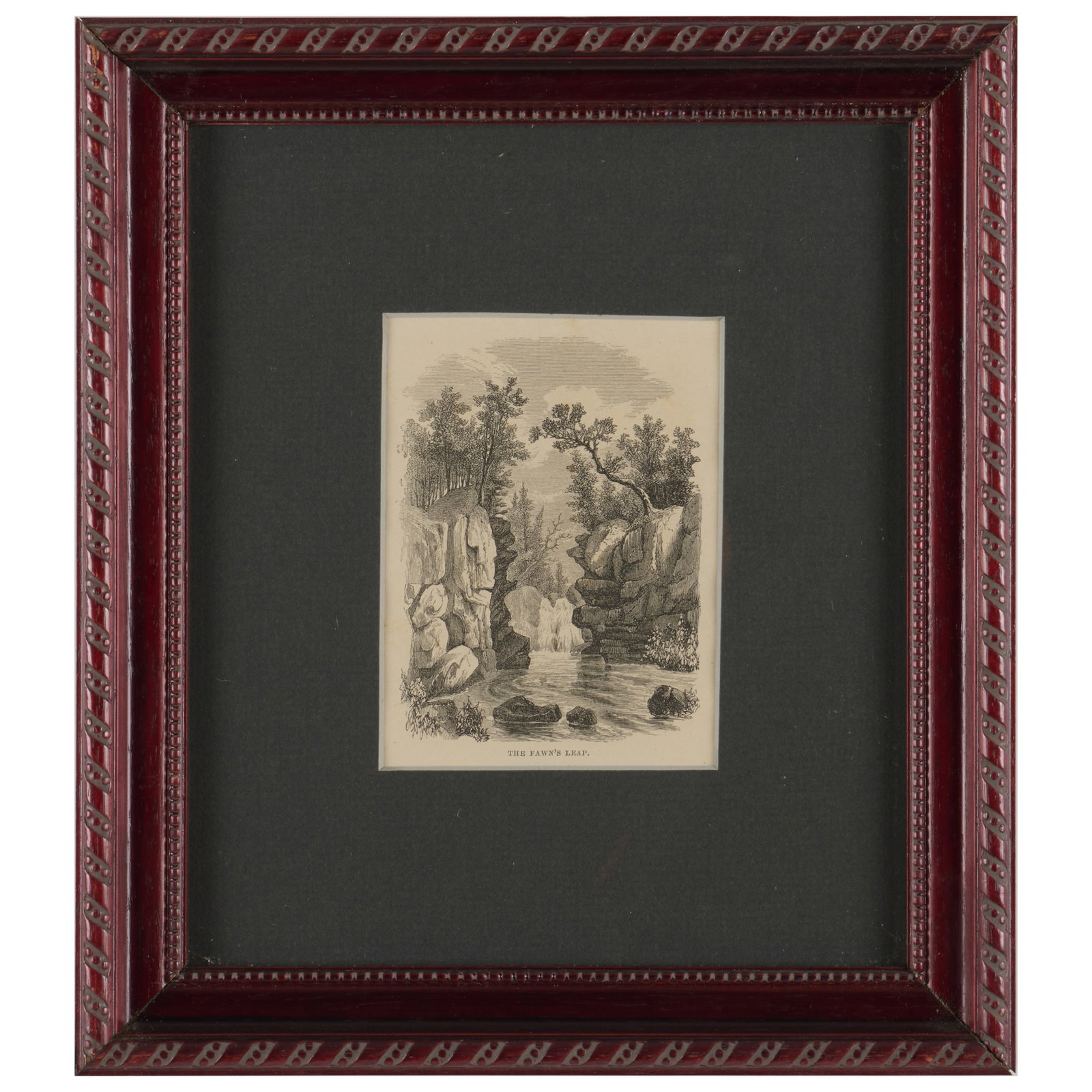 American School: Views of the Hudson Valley: Nine Plates: American School: Views of the Hudson Valley: Nine Plates Nine engravings in black on wove paper. Five 4 1/2 x 3 1/4 in. (sight), 10 x 9 in. (frame), two 3 x 3 3/4 in. (sight), 13 x 9 1/2 in. (framed t