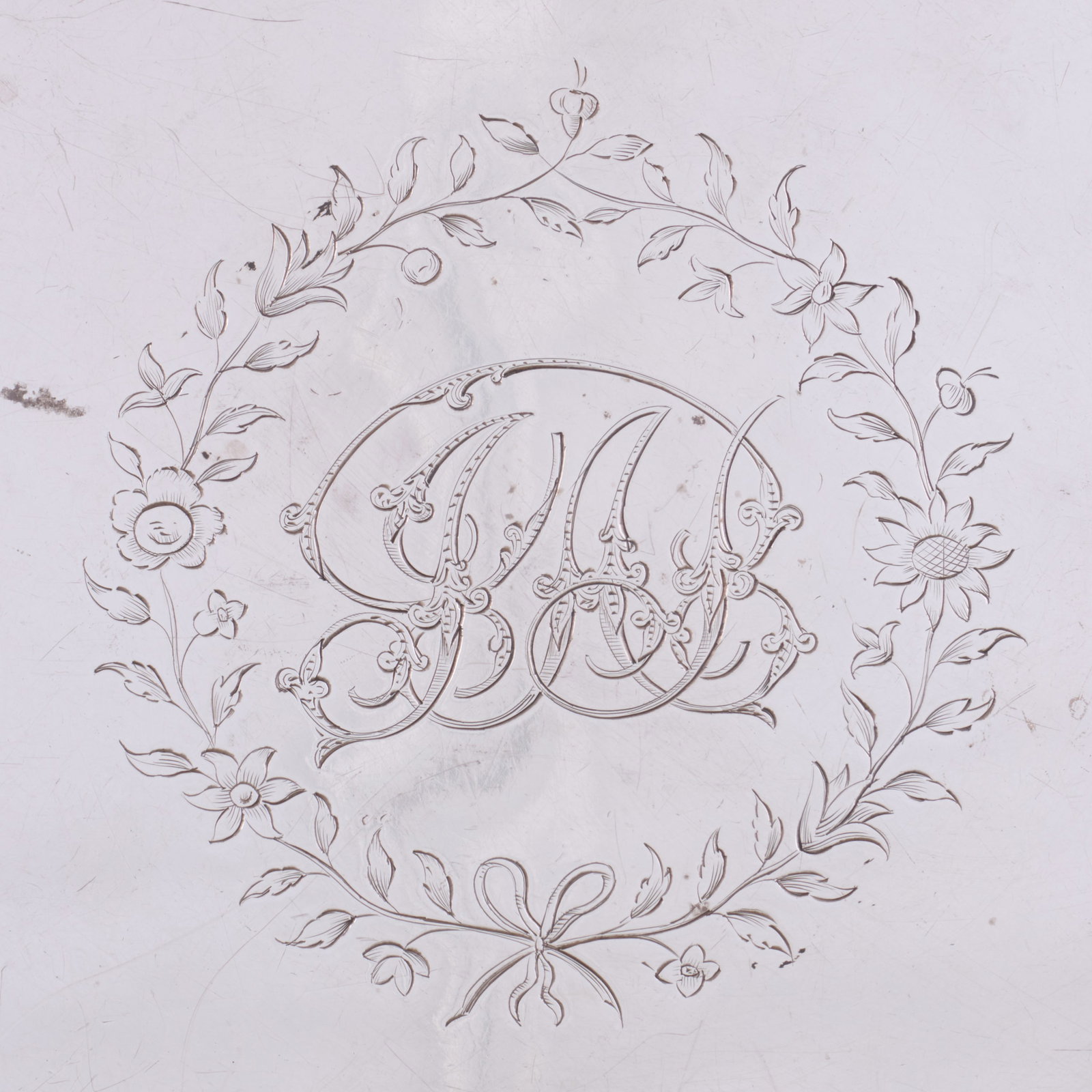 George III Silver Circular Tray - 2