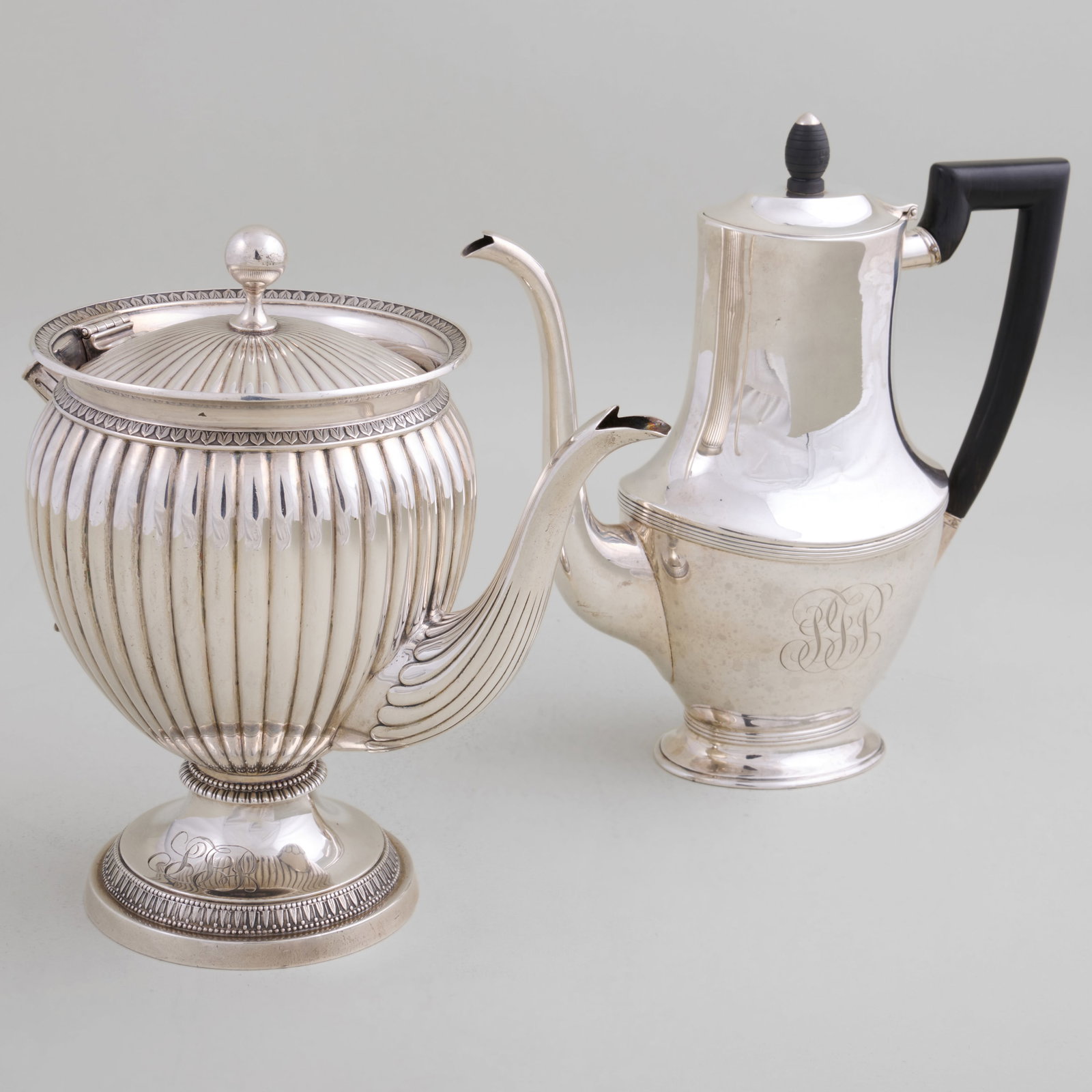 Tiffany & Co. Silver Teapot and a Tiffany & Co. Silver Coffee Pot (1 of 12)