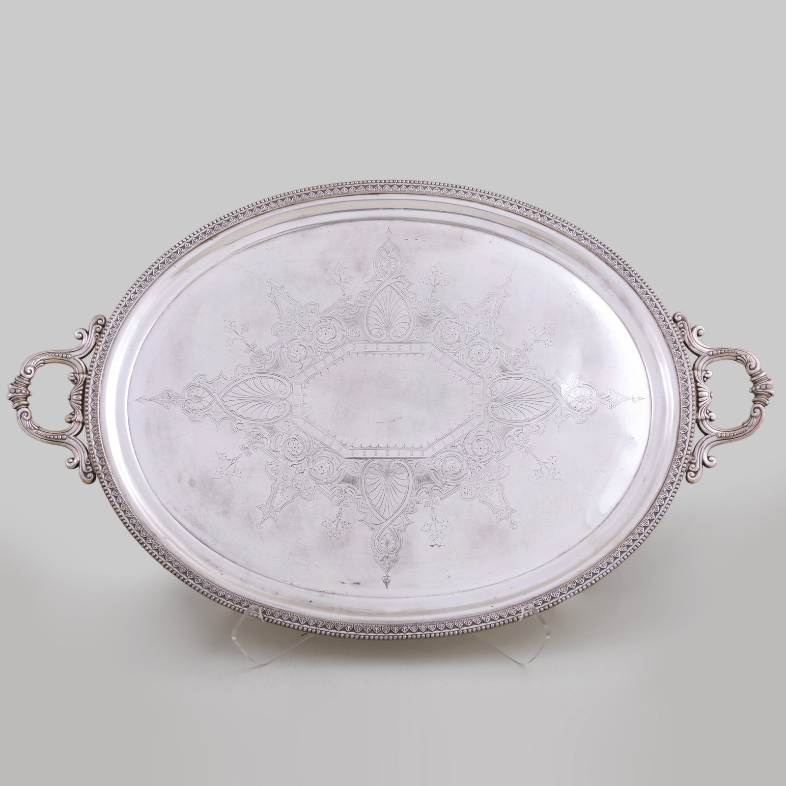 Wilcox Silver Plate Oval Serving Tray (1 of 6)