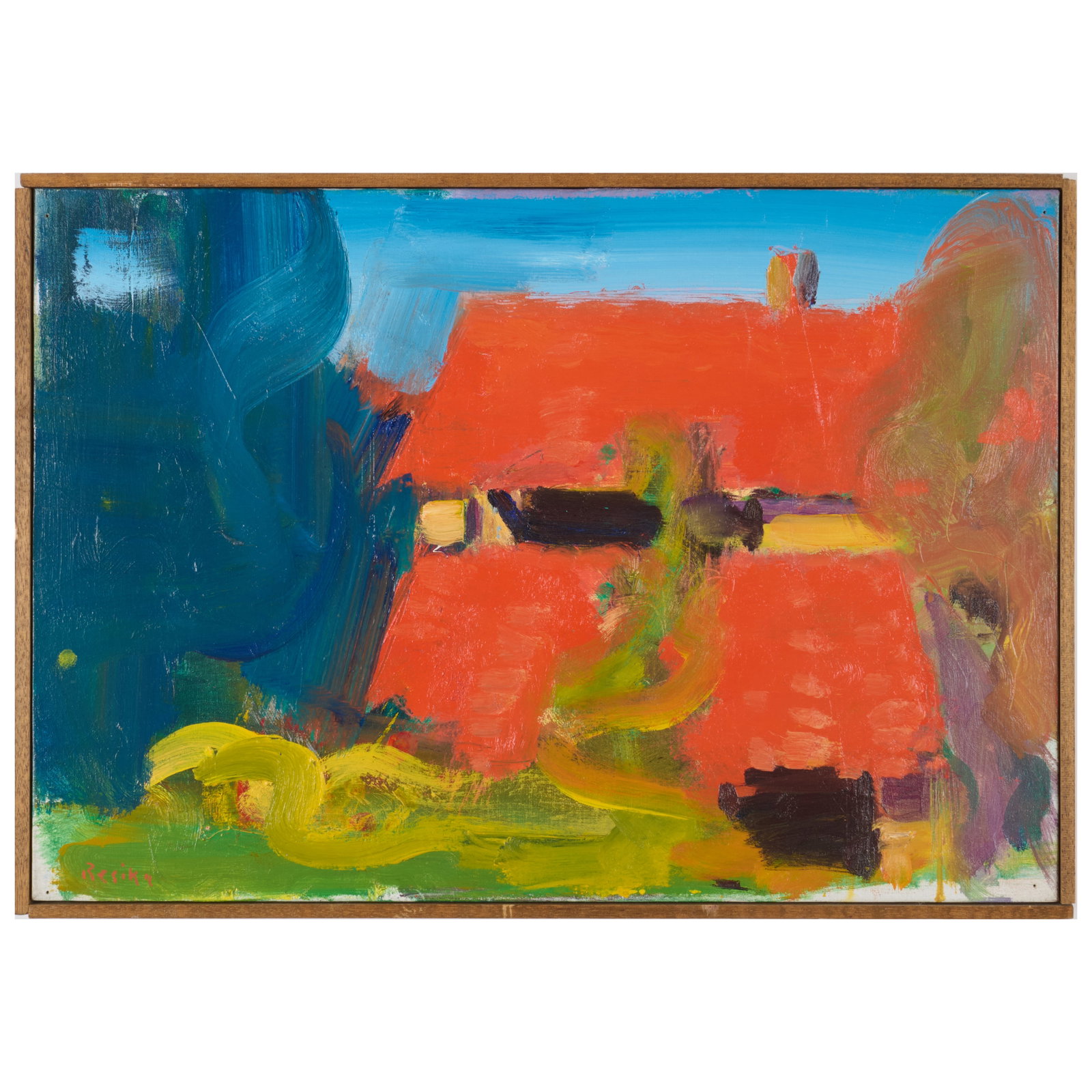 Paul Resika (b. 1928): Red House (1 of 4)