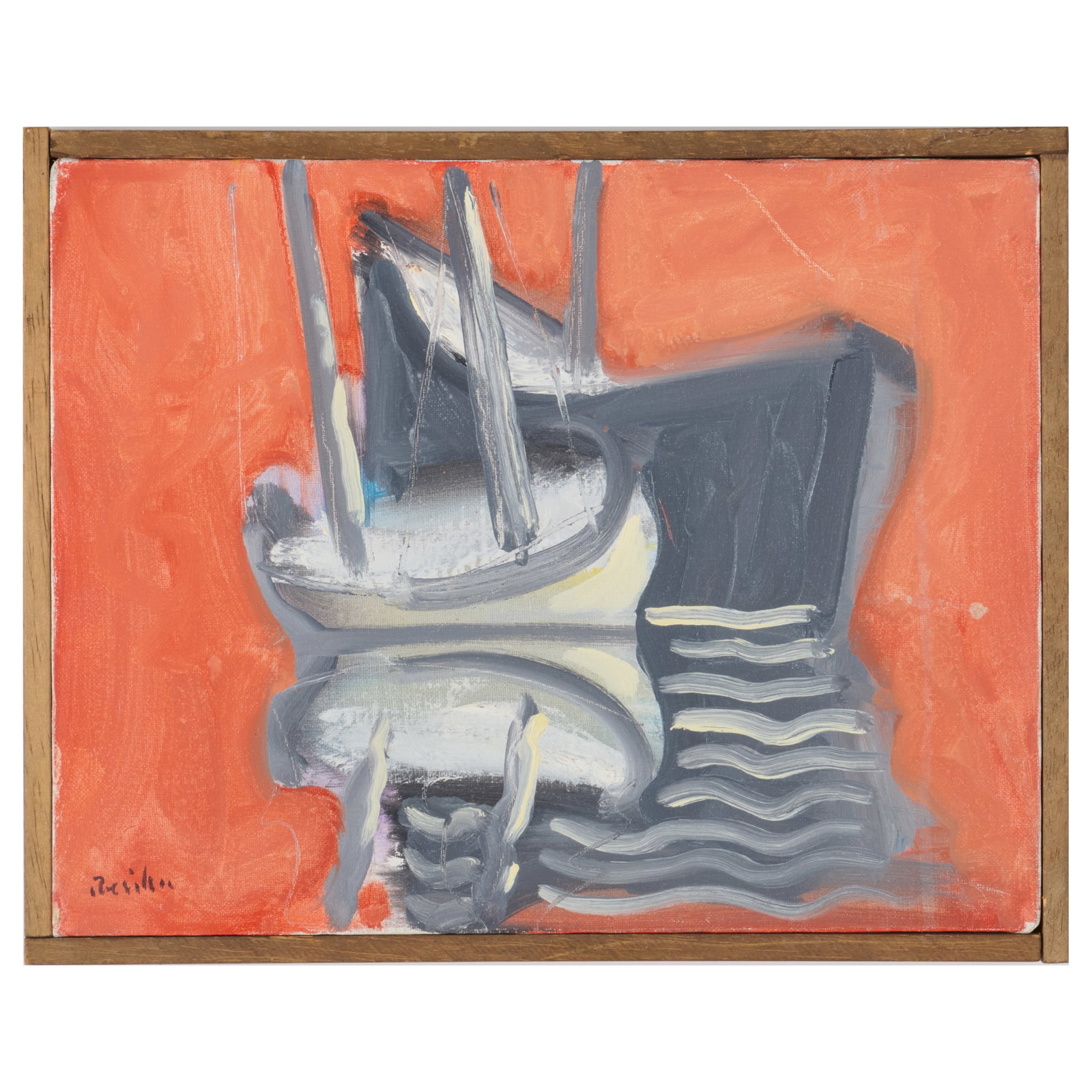 Paul Resika (b. 1928): Boat (1 of 3)