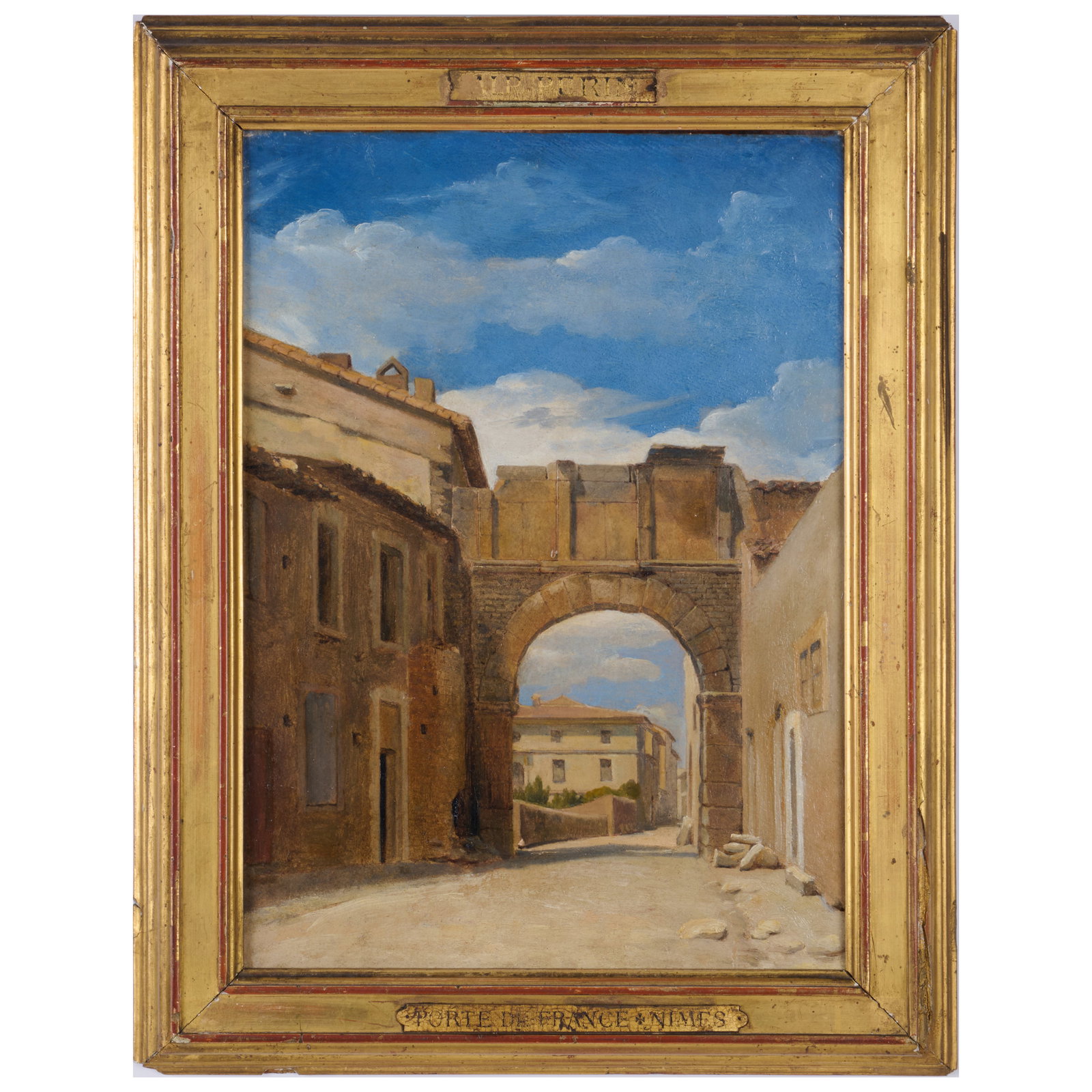 Attributed to Alphonse Perin (1798-1874): Porte de France, Nimes (1 of 6)