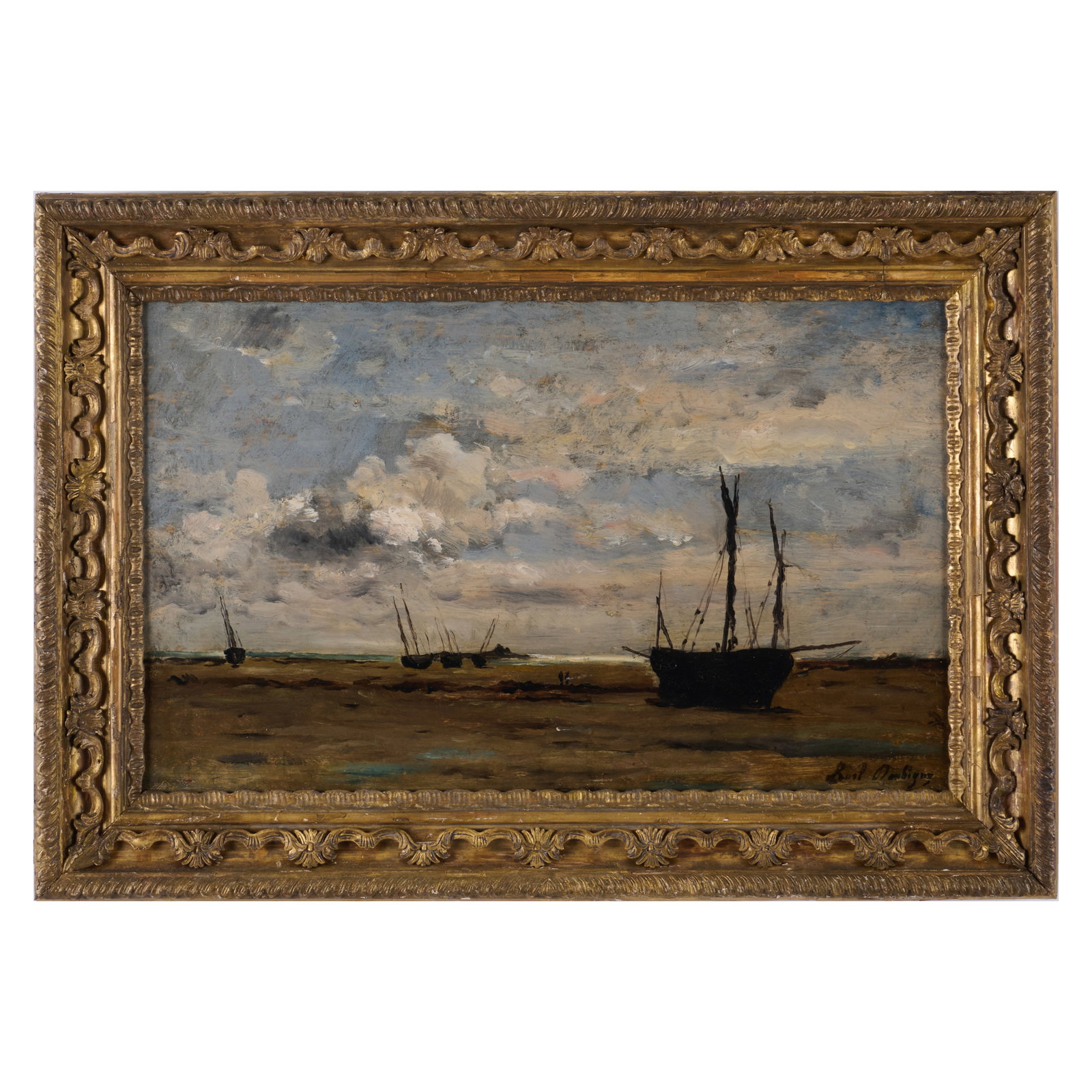 Karl Pierre Daubigny (1846-1886): Mon Mare (1 of 5)