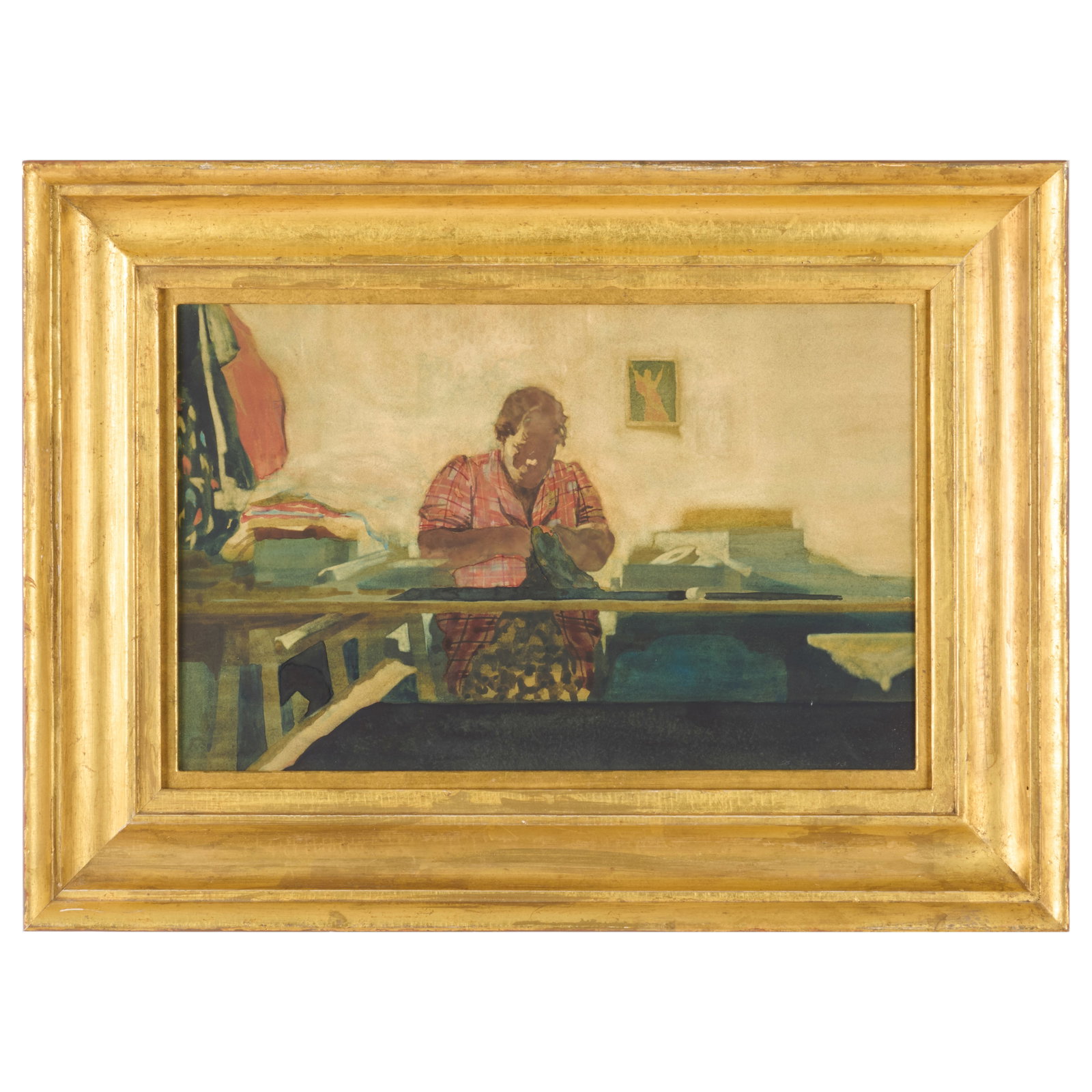 David Levine (1926-2009): Garment Worker (1 of 4)